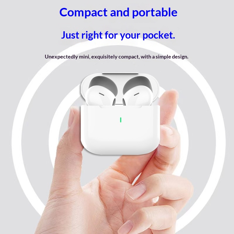 A6 Pro Bluetooth Earphones 456 Noise-Canceling In-Ear Model