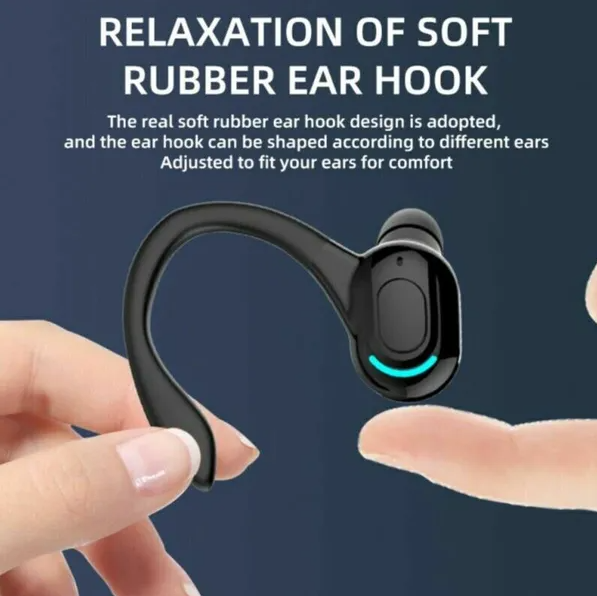 New Bluetooth 5.1 Headset Wireless Earbuds Earphones Stereo Headphones Ear Hook — view 5