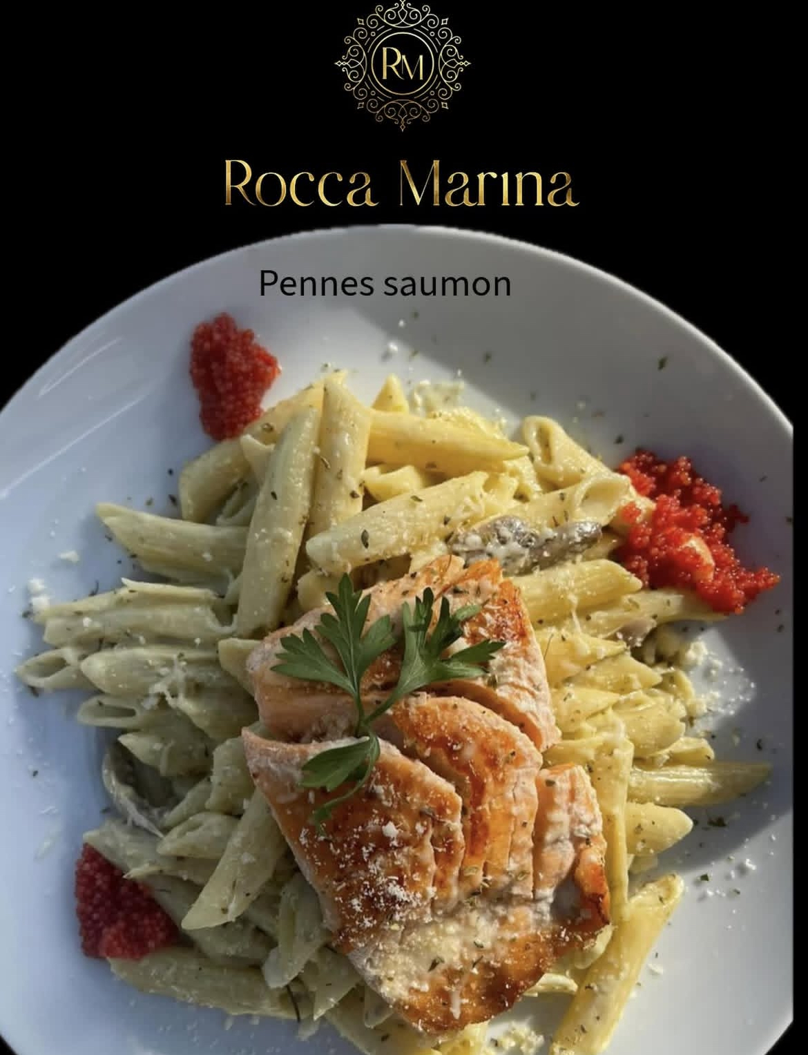 pennes saumon