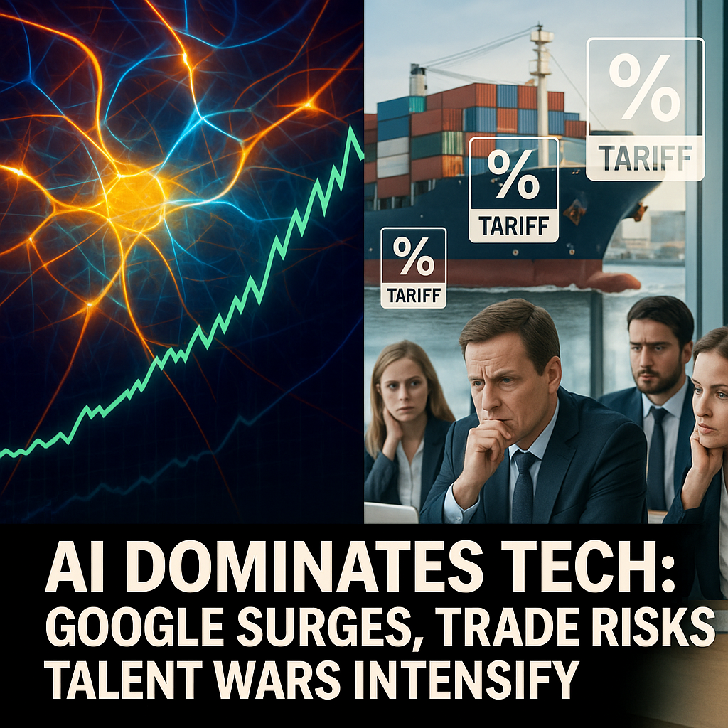 AI Dominates Tech: Google Surges, Trade Risks, Talent Wars Intensify