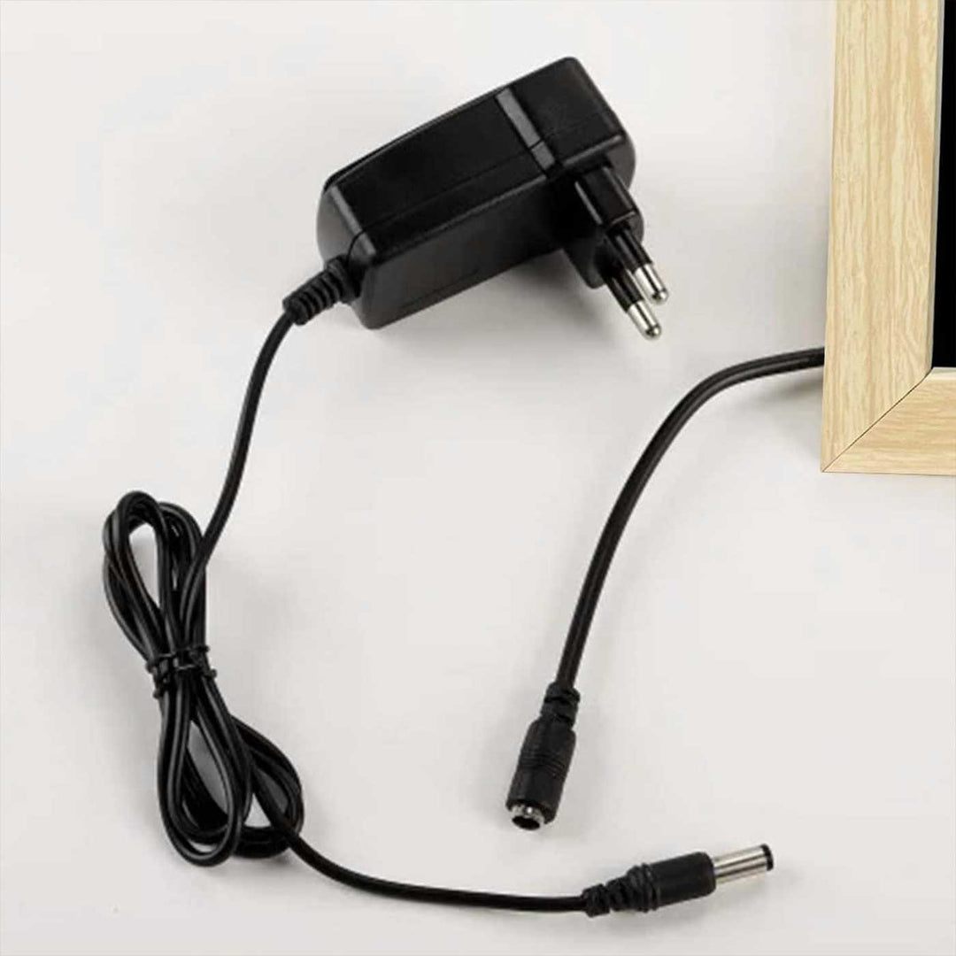 Personalized Sleek Glass Desk Nameplate With LED Light thumbnail 3