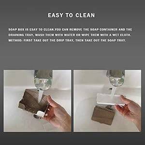 Double Bar Soap Dish with Drainage Boxxx, Premium Plastic Soap Holder, Soap Saver for Shower, Easy Cleaning, Dry,Extend Soap Life,No Drilling Soap Box are Simpleee, Beautiful and Practical 1 Pcs thumbnail 4