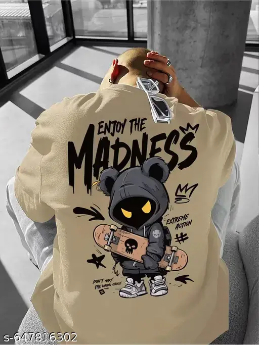 DROP SHOULDER OVERSIZED COTTON TSHIRT thumbnail 2