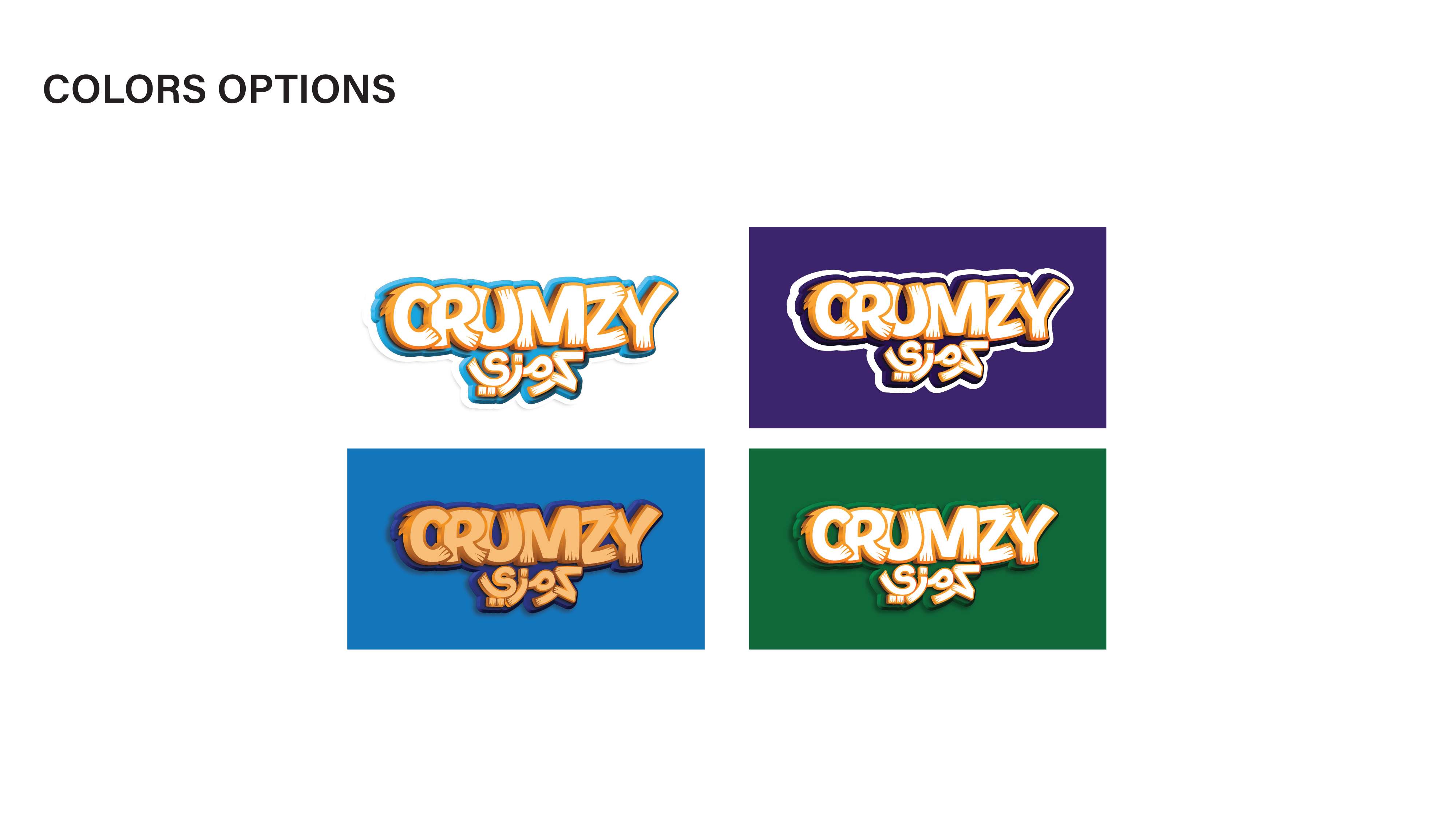 Crumzy Food Branding Project  - Branding Agency