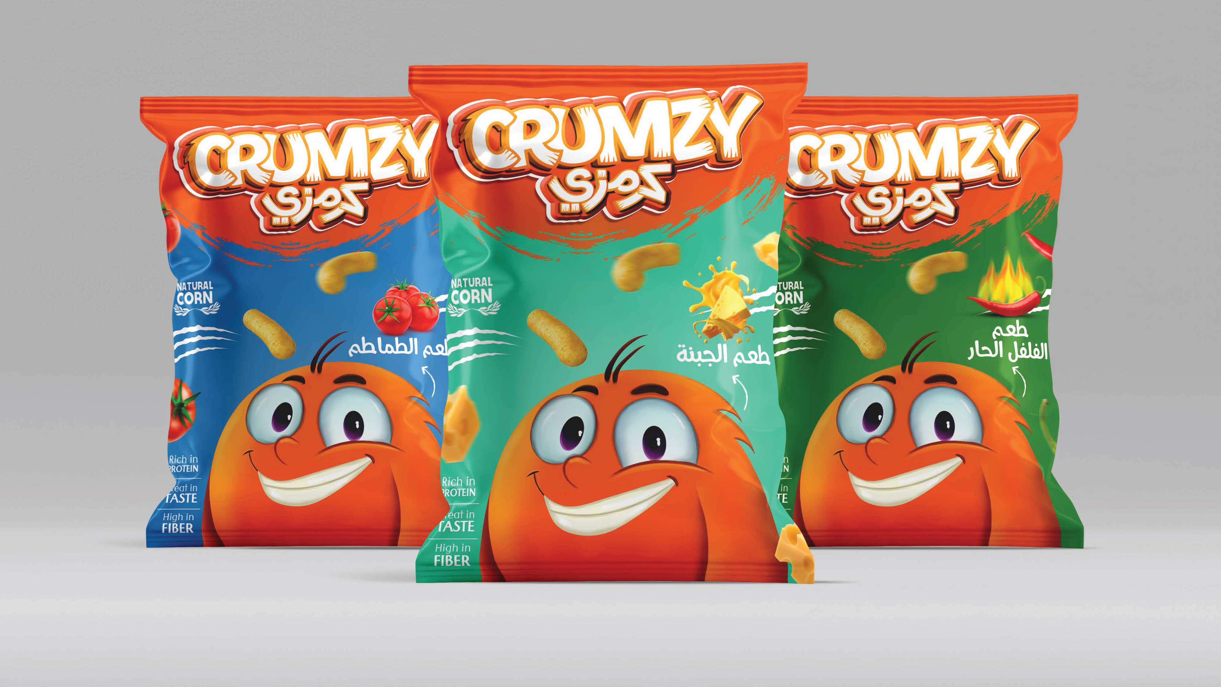 Crumzy Food Branding Project  - Branding Agency