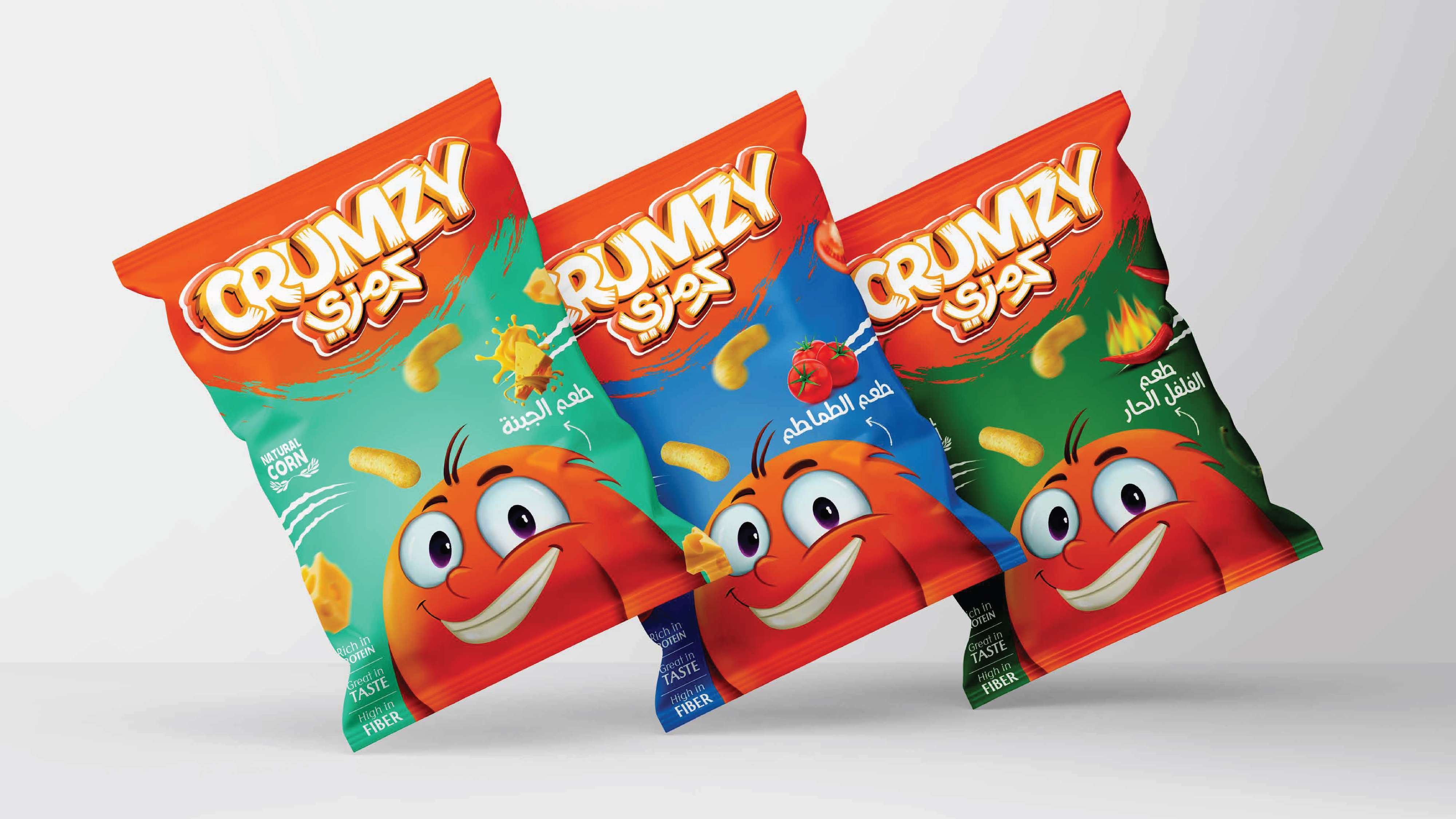 Crumzy Food Branding Project  - Branding Agency