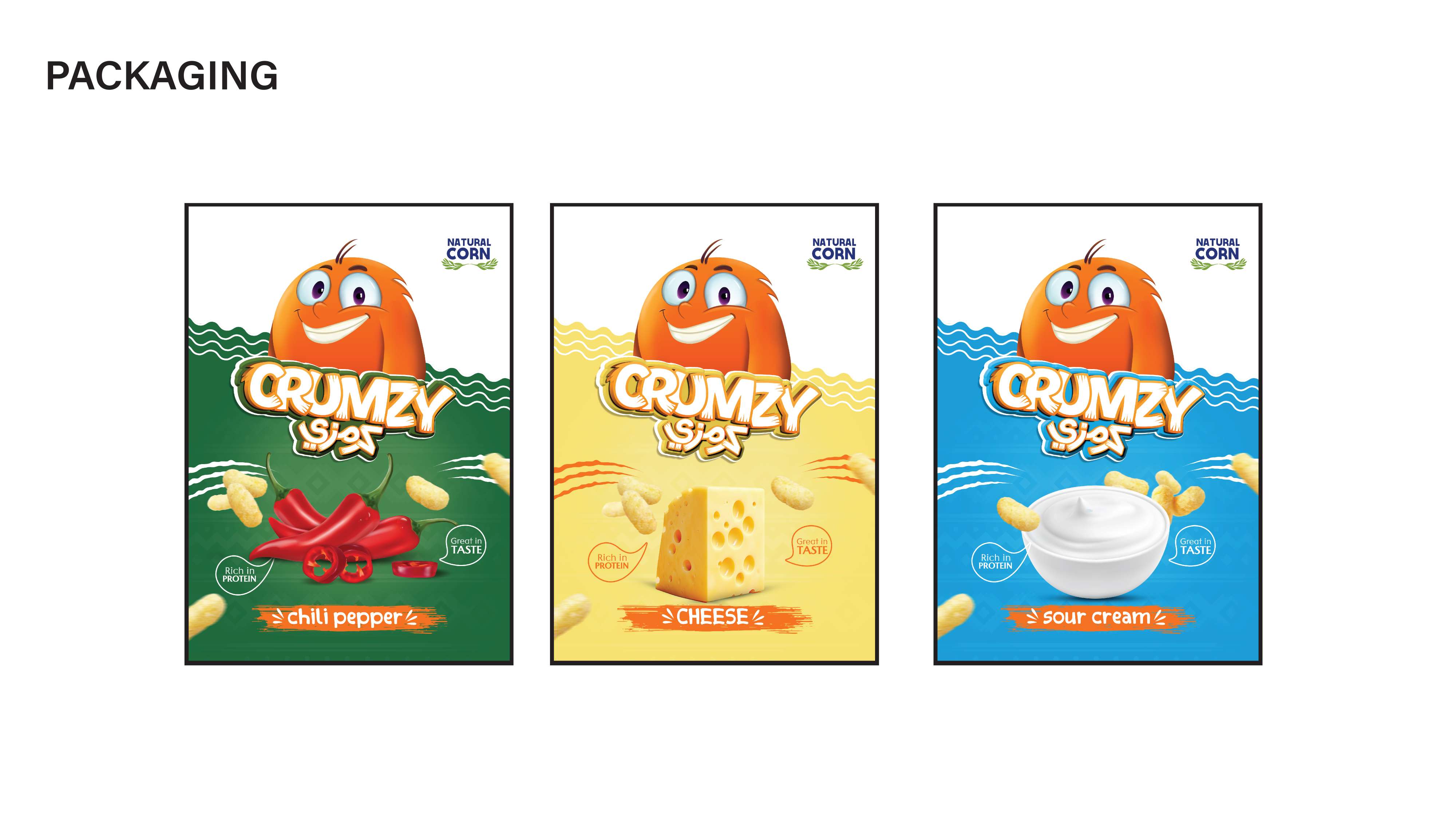 Crumzy Food Branding Project  - Branding Agency