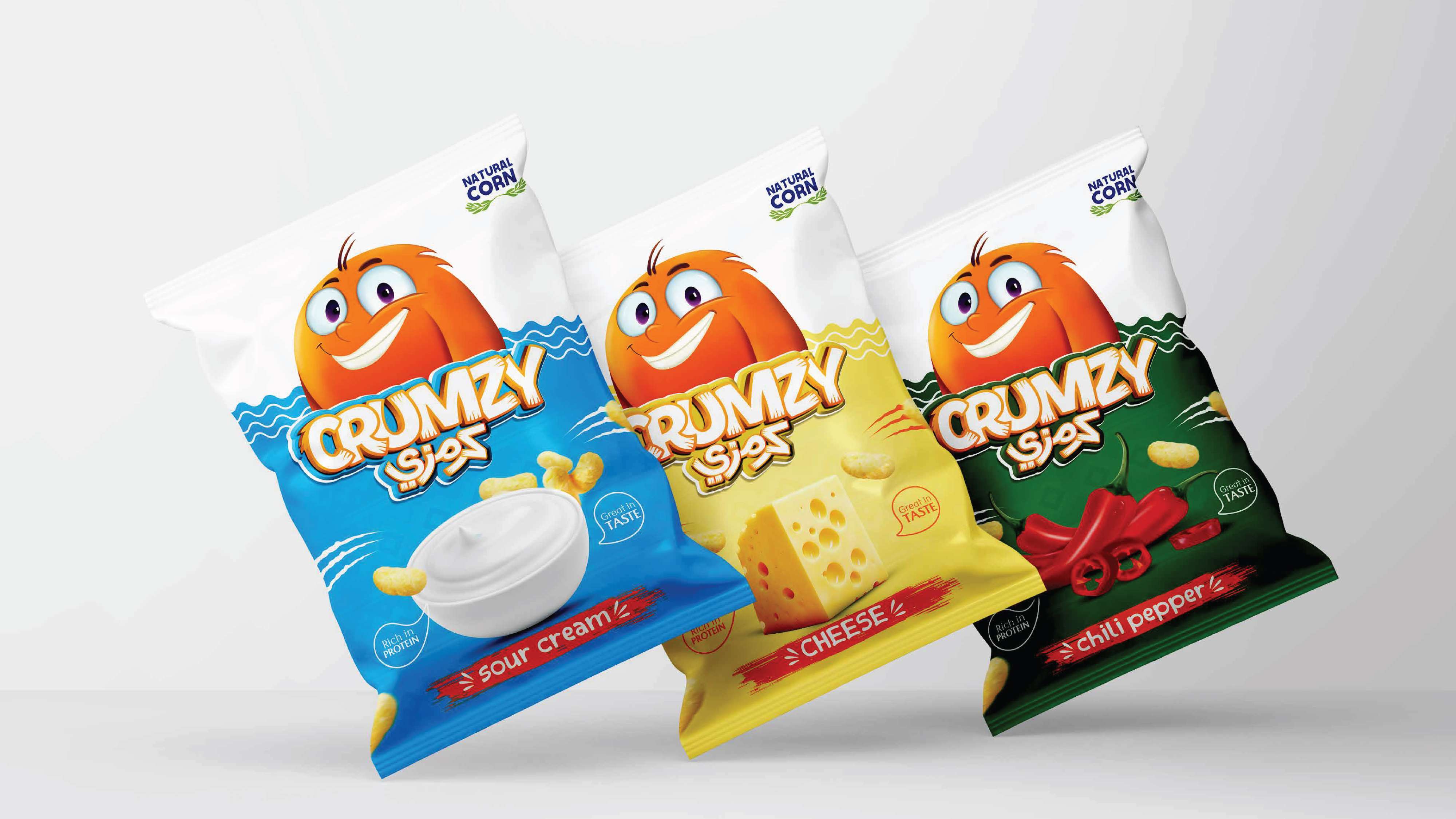 Crumzy Food Branding Project  - Branding Agency