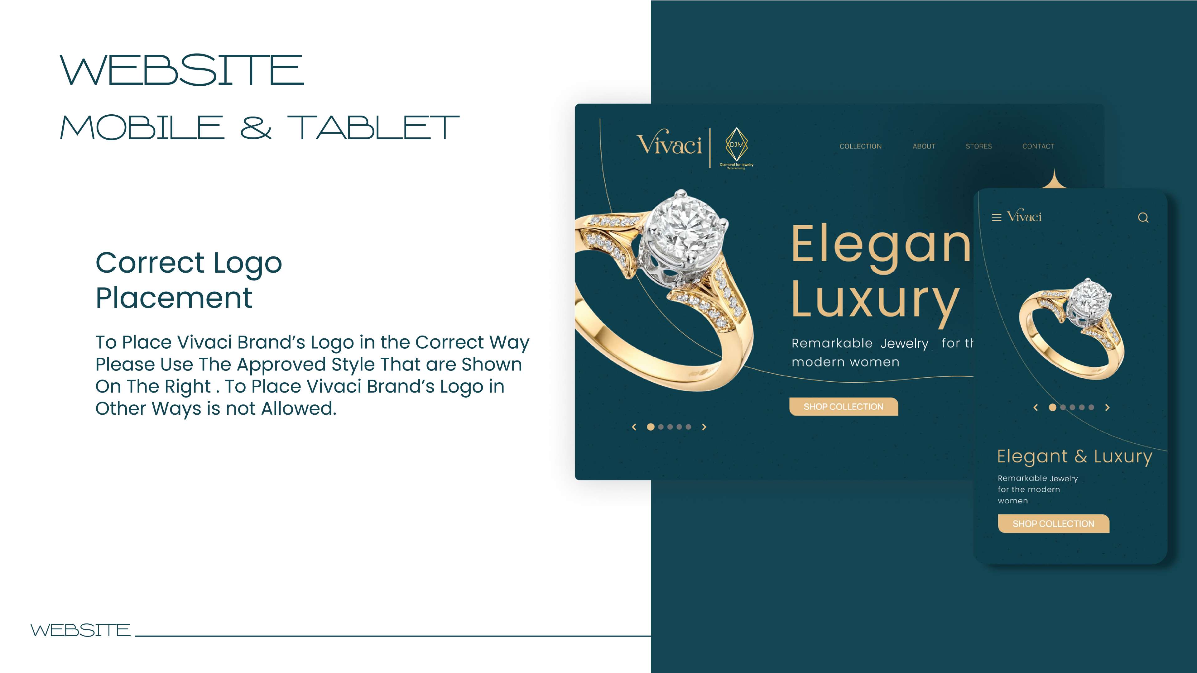 Vivaci Jewelry Maufacturing Branding Solution