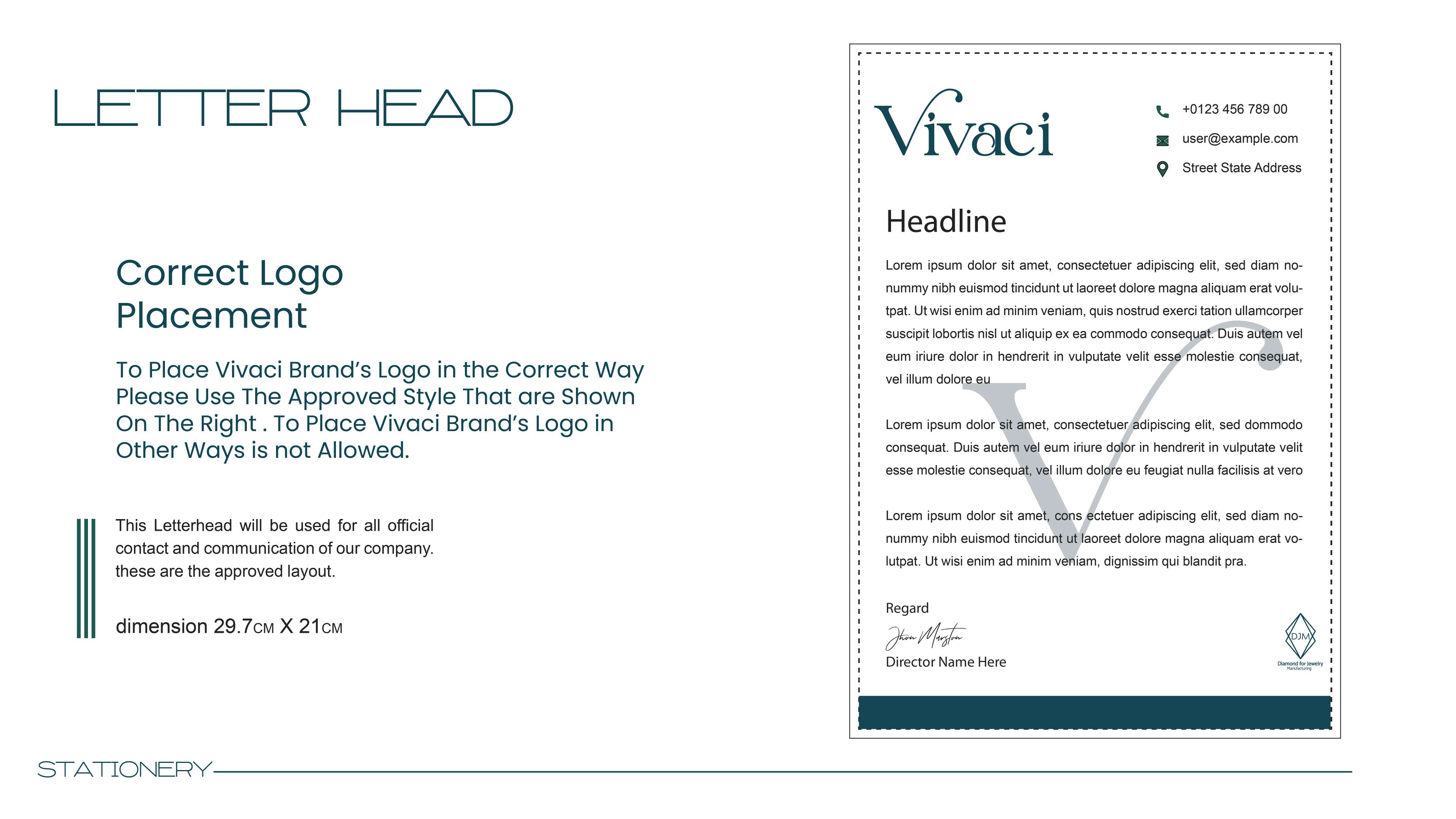 Vivaci Jewelry Maufacturing Branding Solution