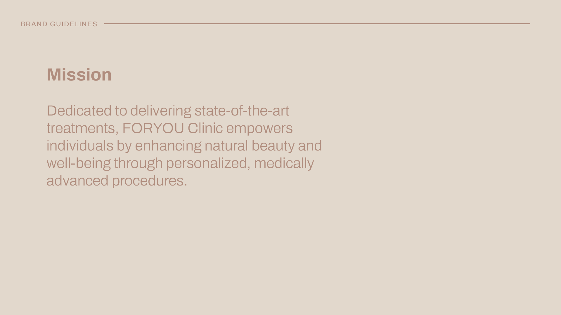 For You Clinic Branding Identity