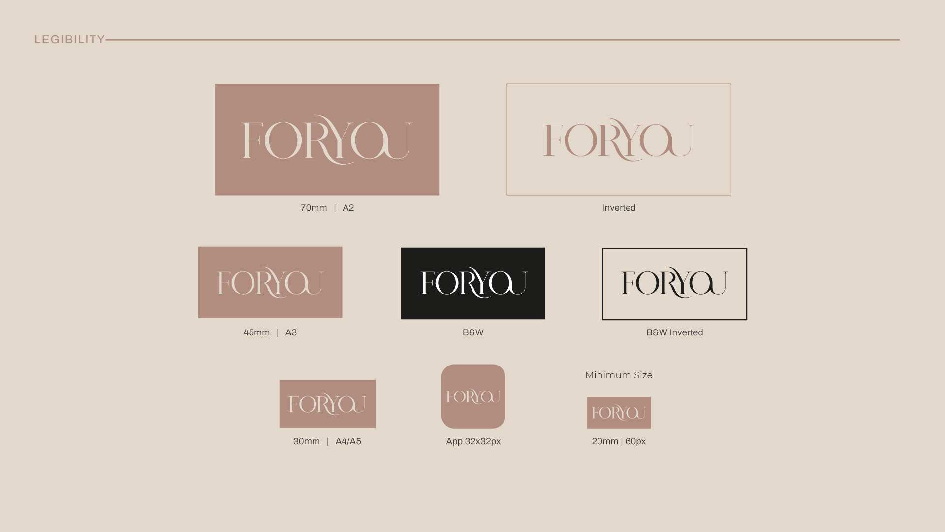 For You Clinic Branding Identity