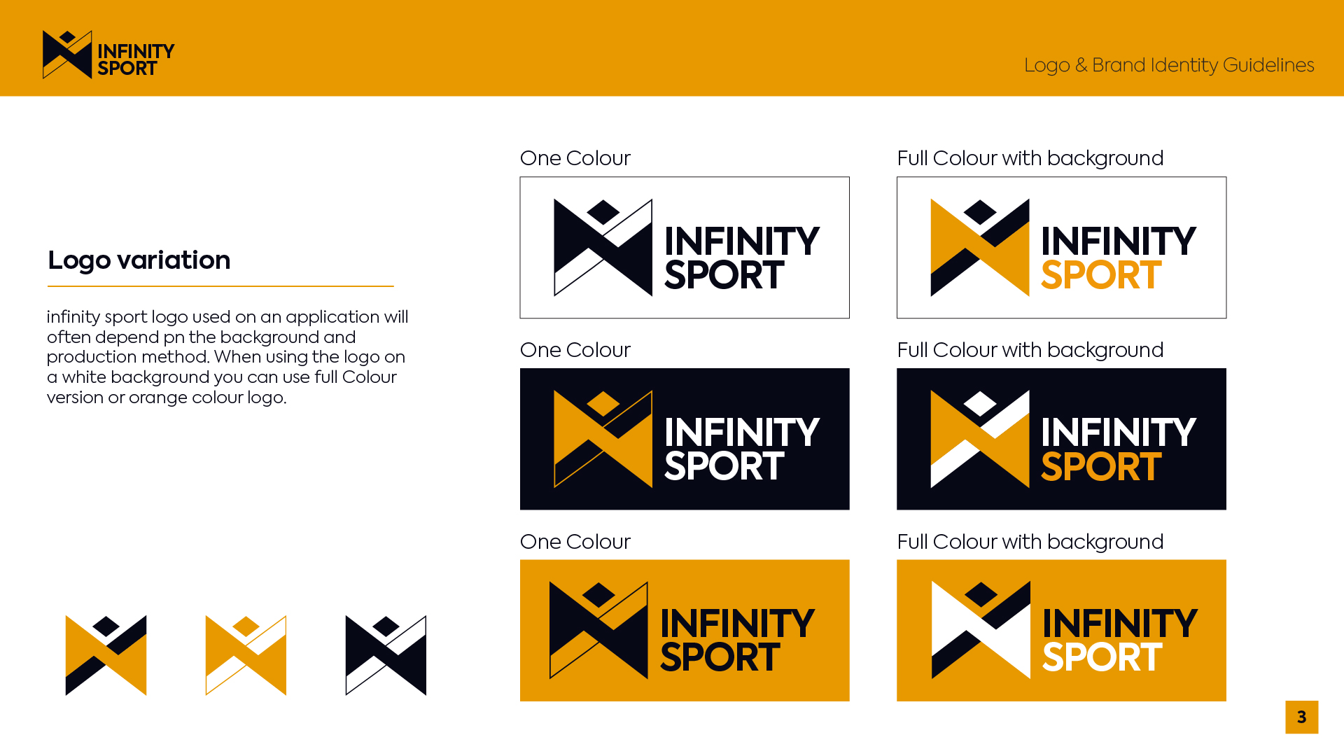 Infinity Sports Branding Identity