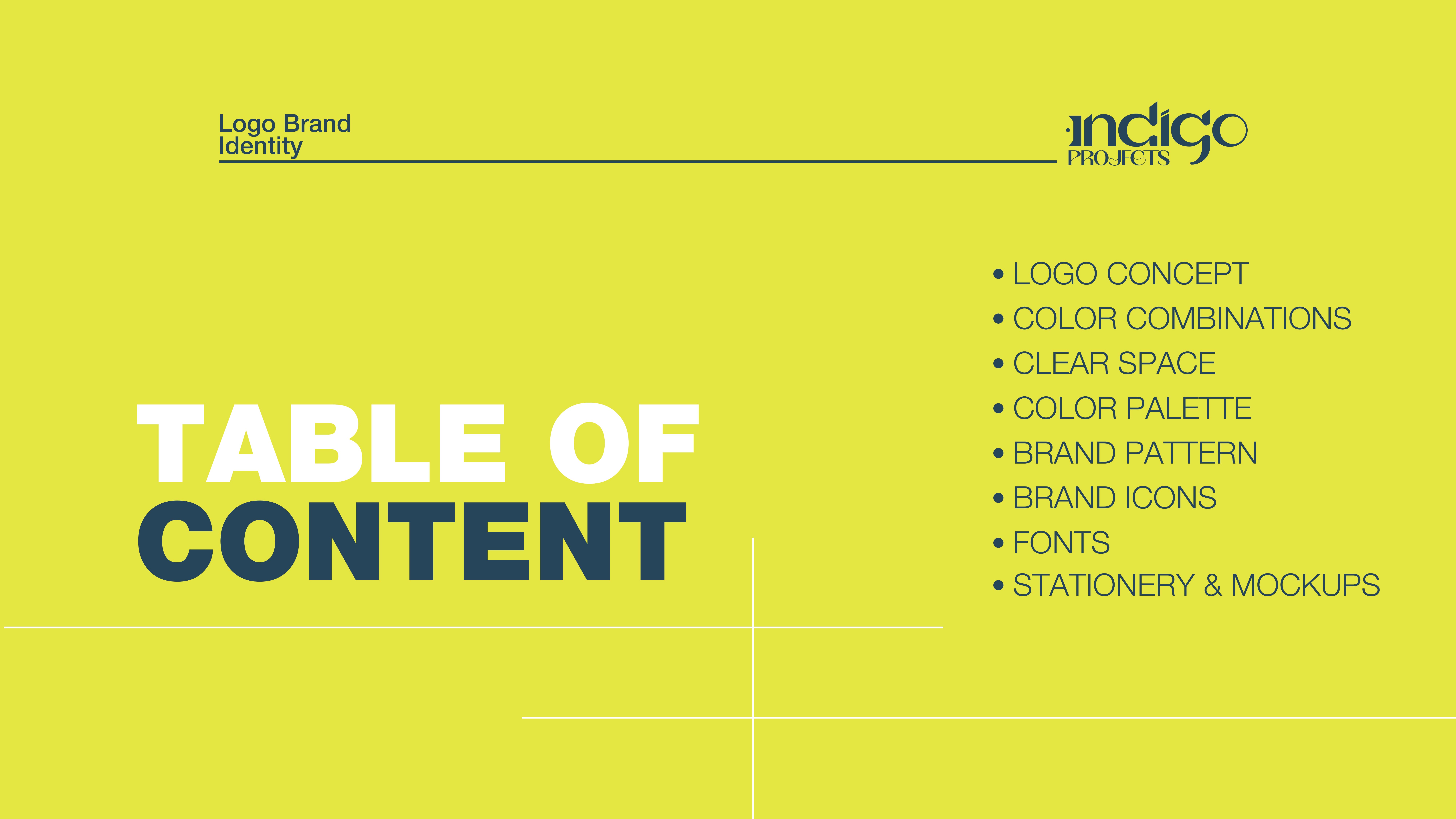 Indigo branding identity - Trendlix Branding Services