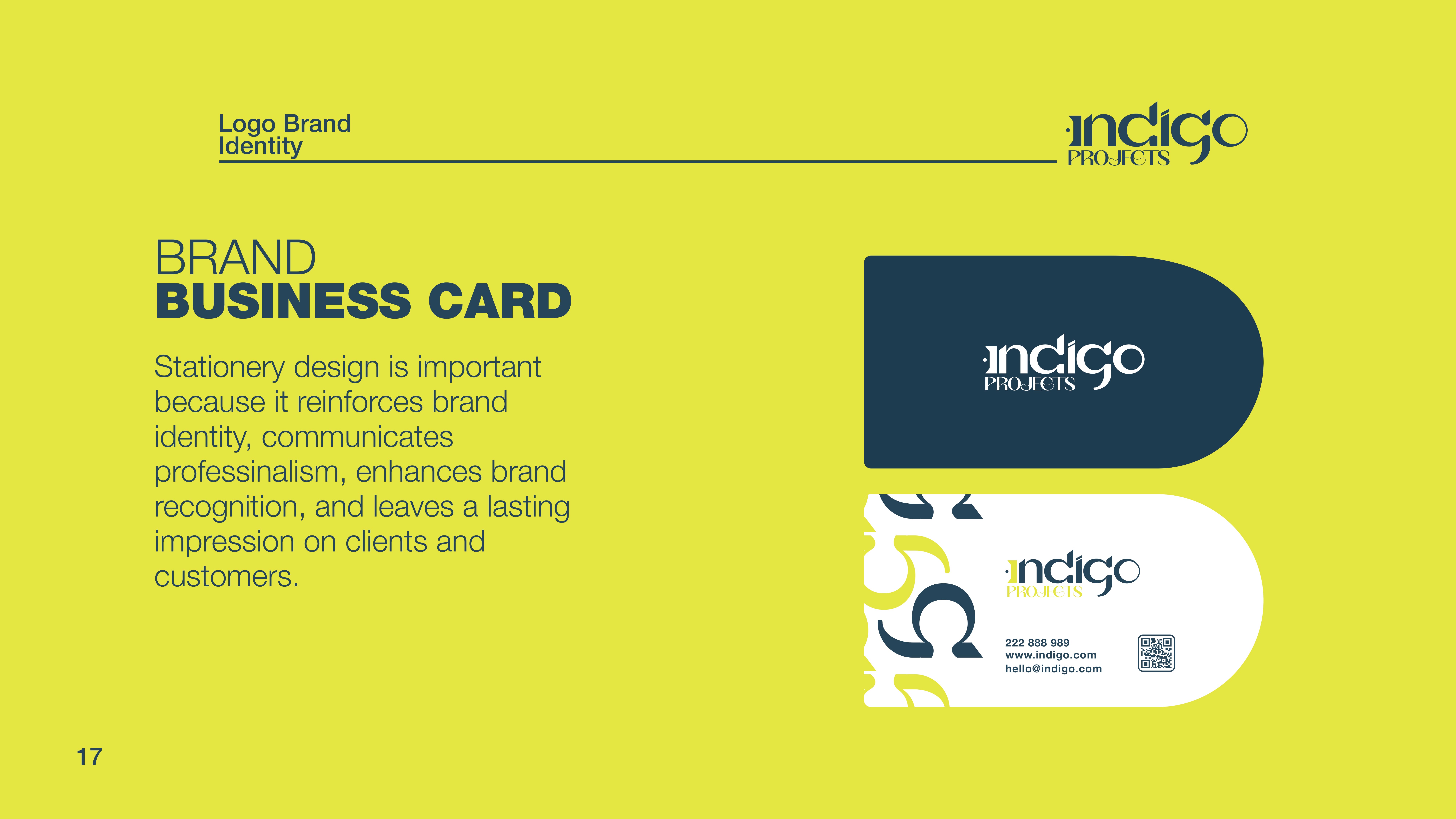 Indigo branding identity - Trendlix Branding Services