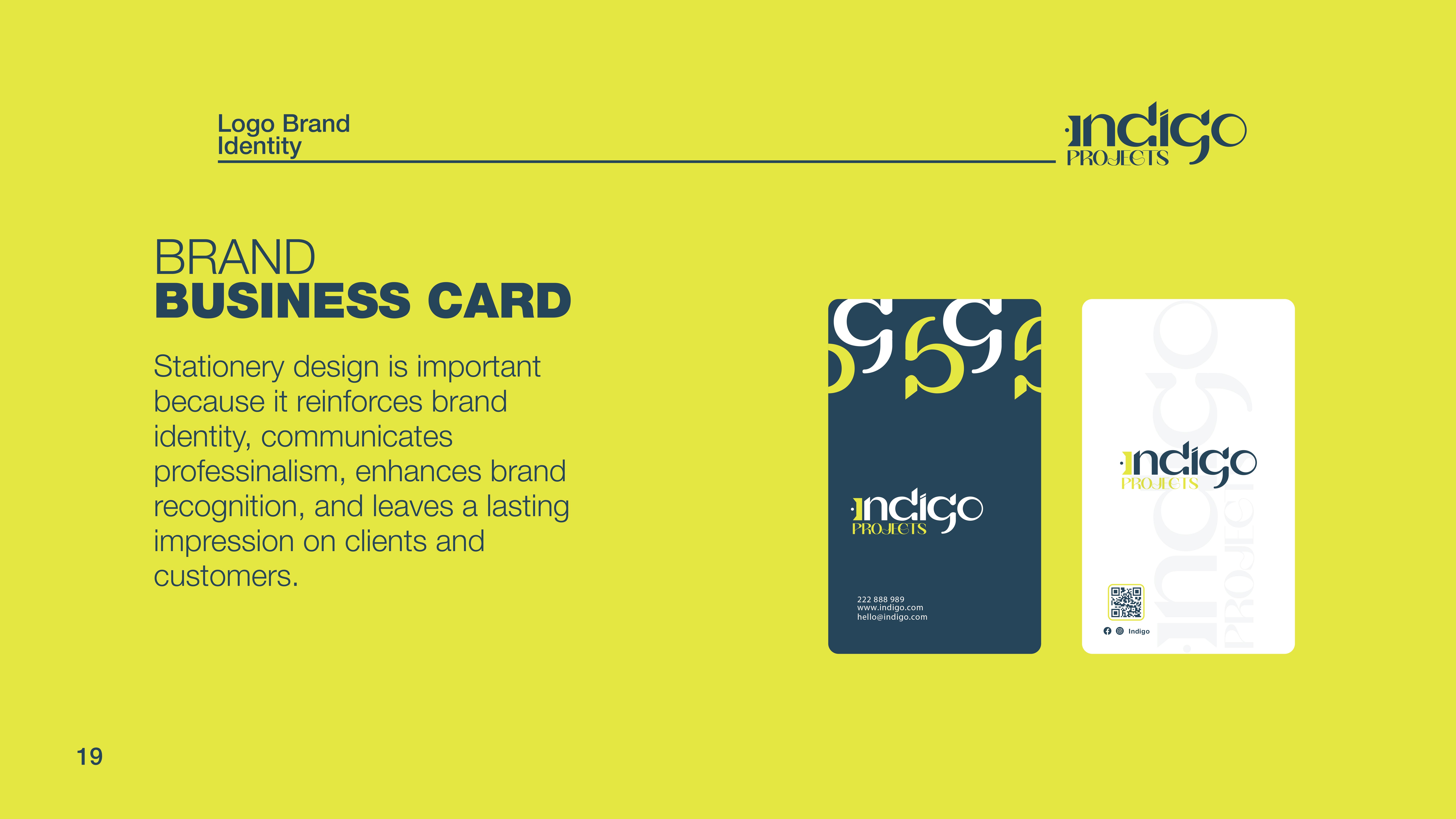 Indigo branding identity - Trendlix Branding Services