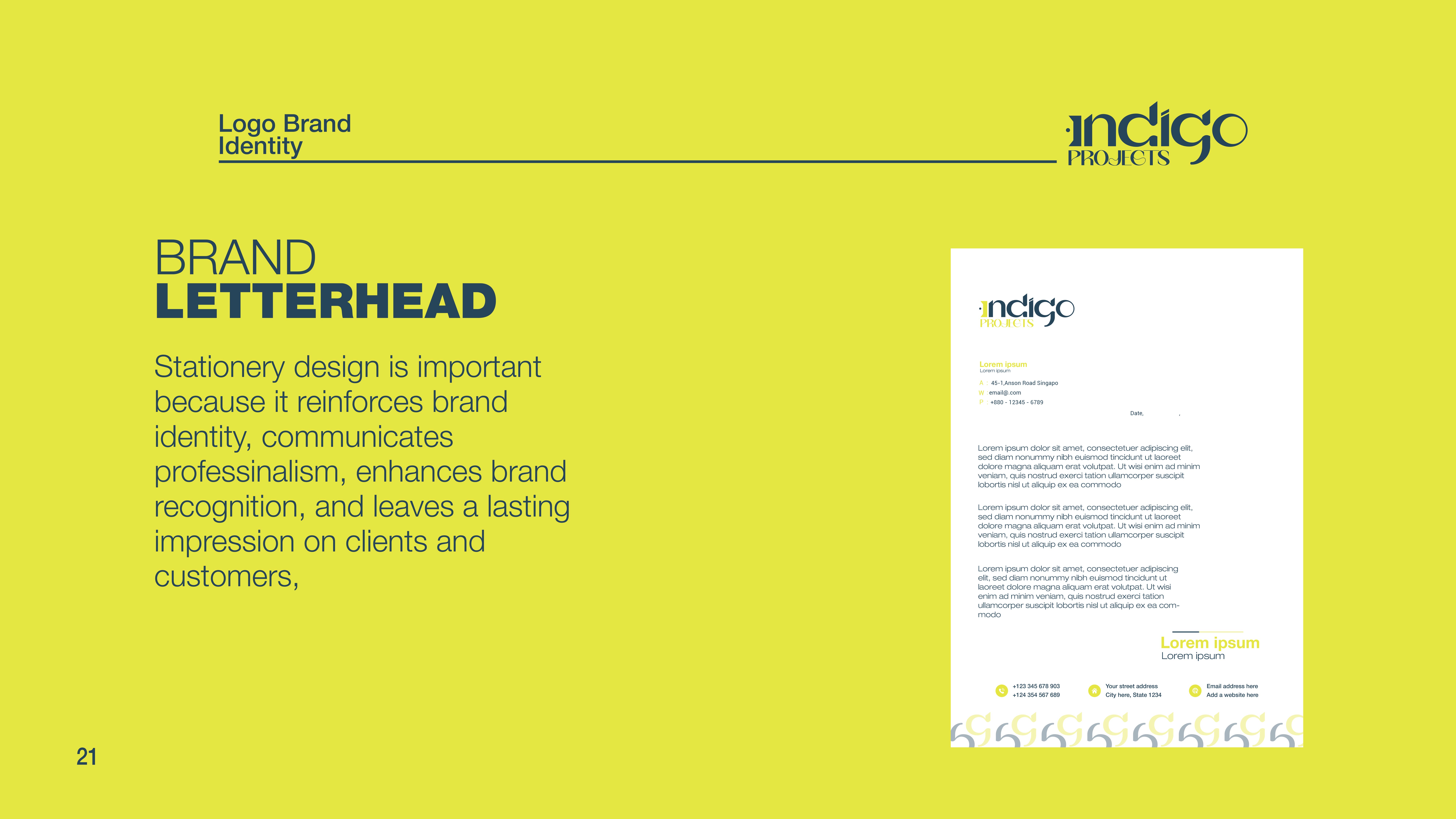 Indigo branding identity - Trendlix Branding Services