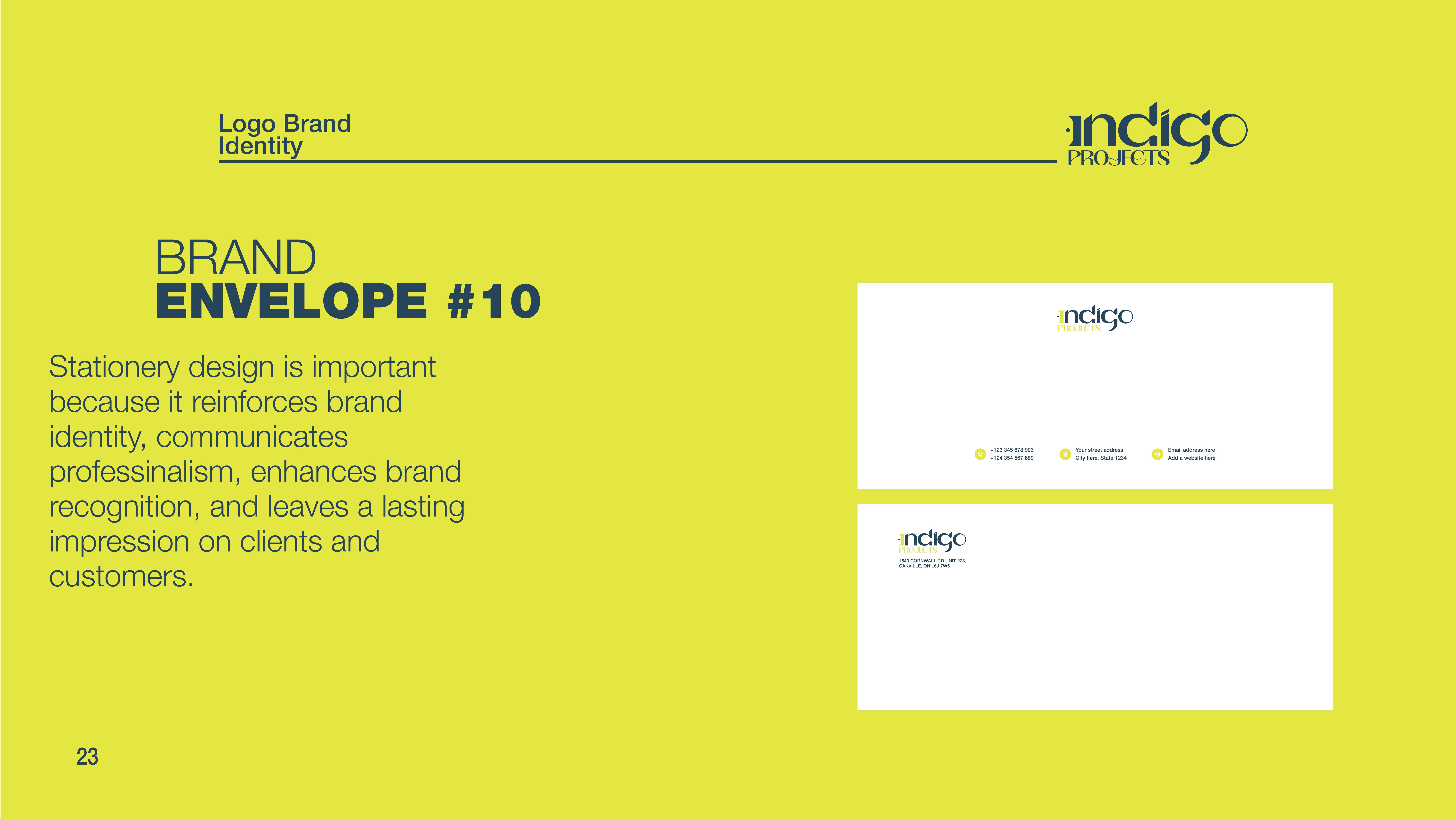 Indigo branding identity - Trendlix Branding Services