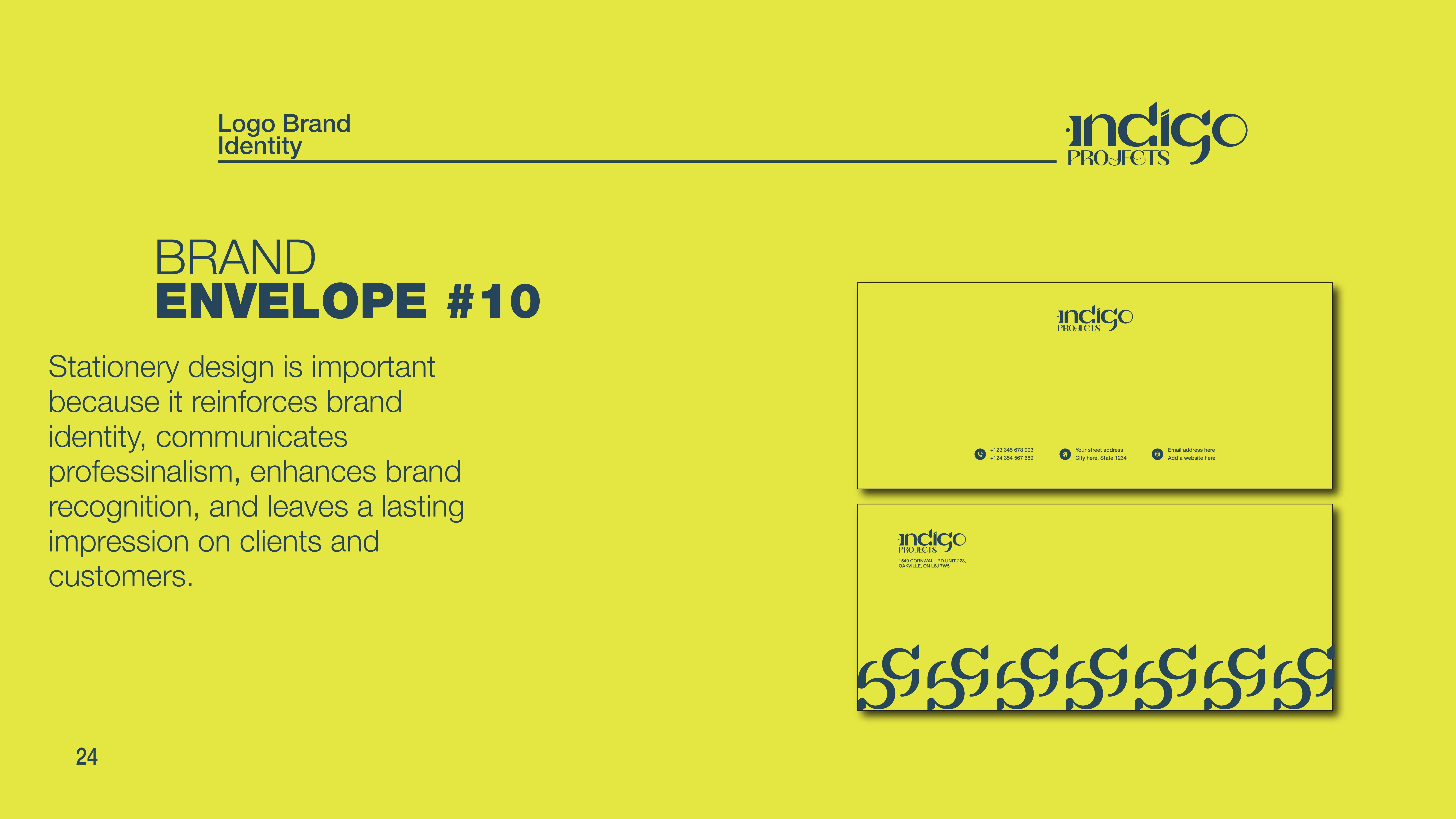 Indigo branding identity - Trendlix Branding Services