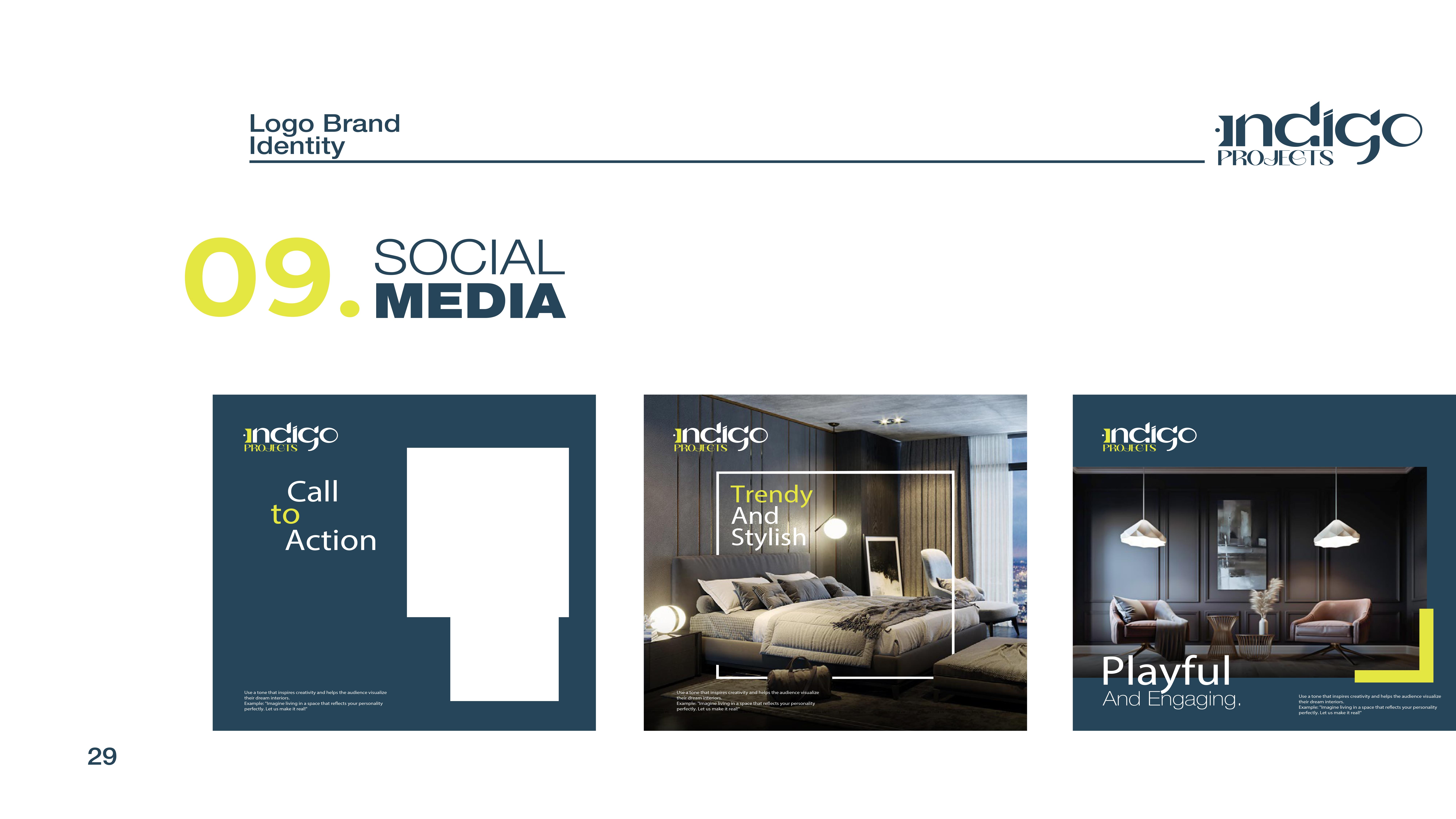 Indigo branding identity - Trendlix Branding Services