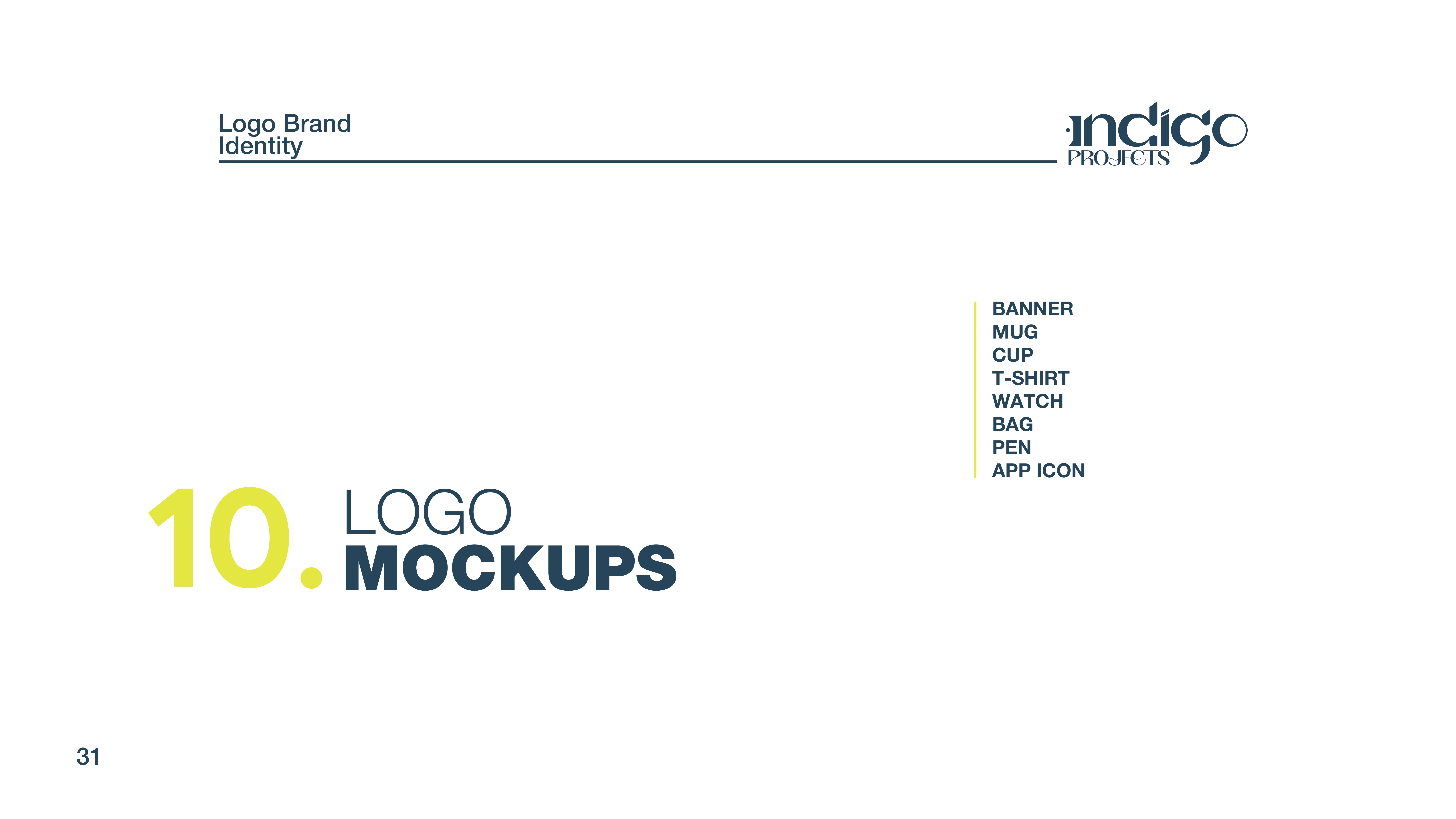 Indigo branding identity - Trendlix Branding Services