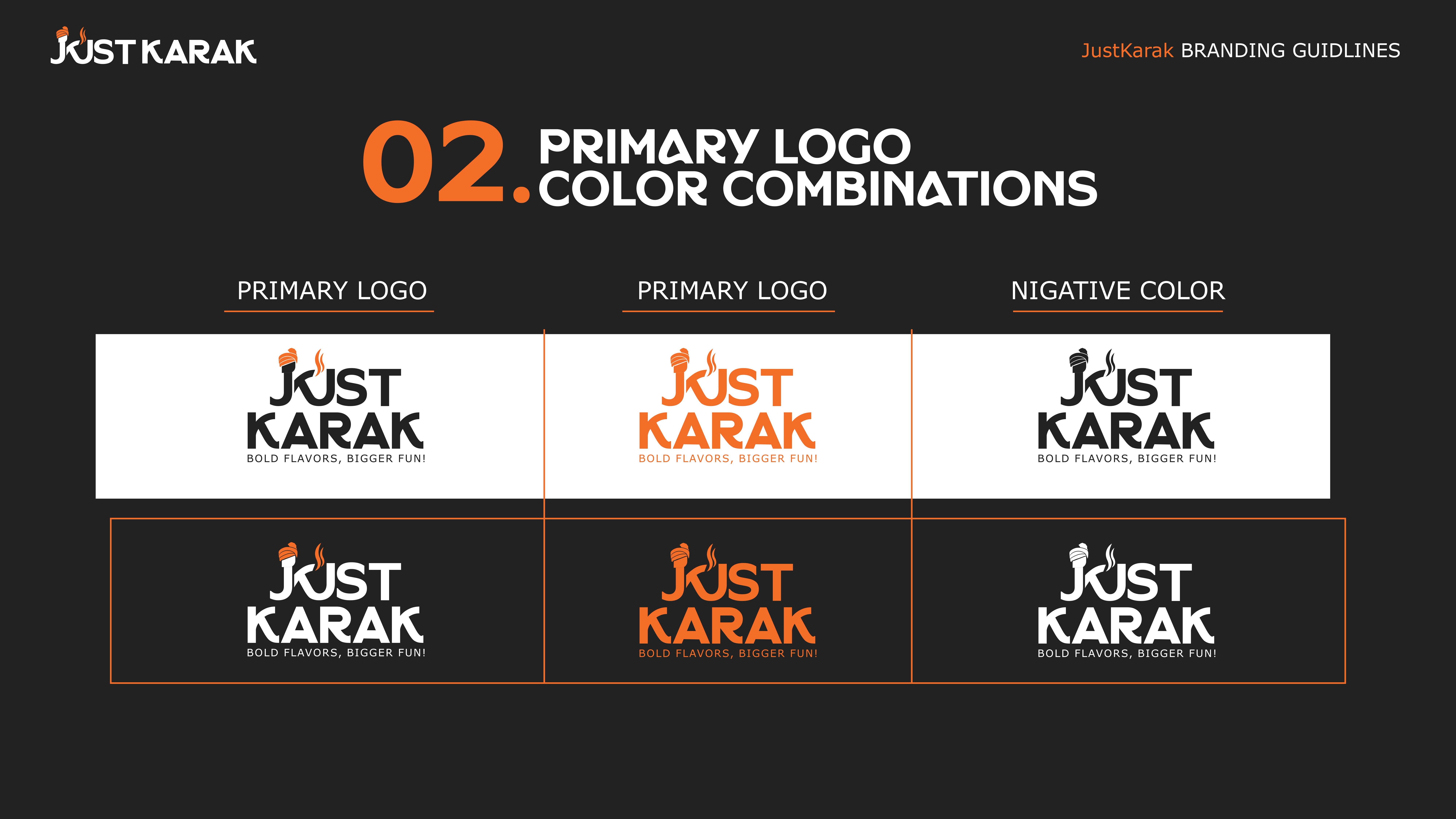 Just Karak Cafe Branding Identity
