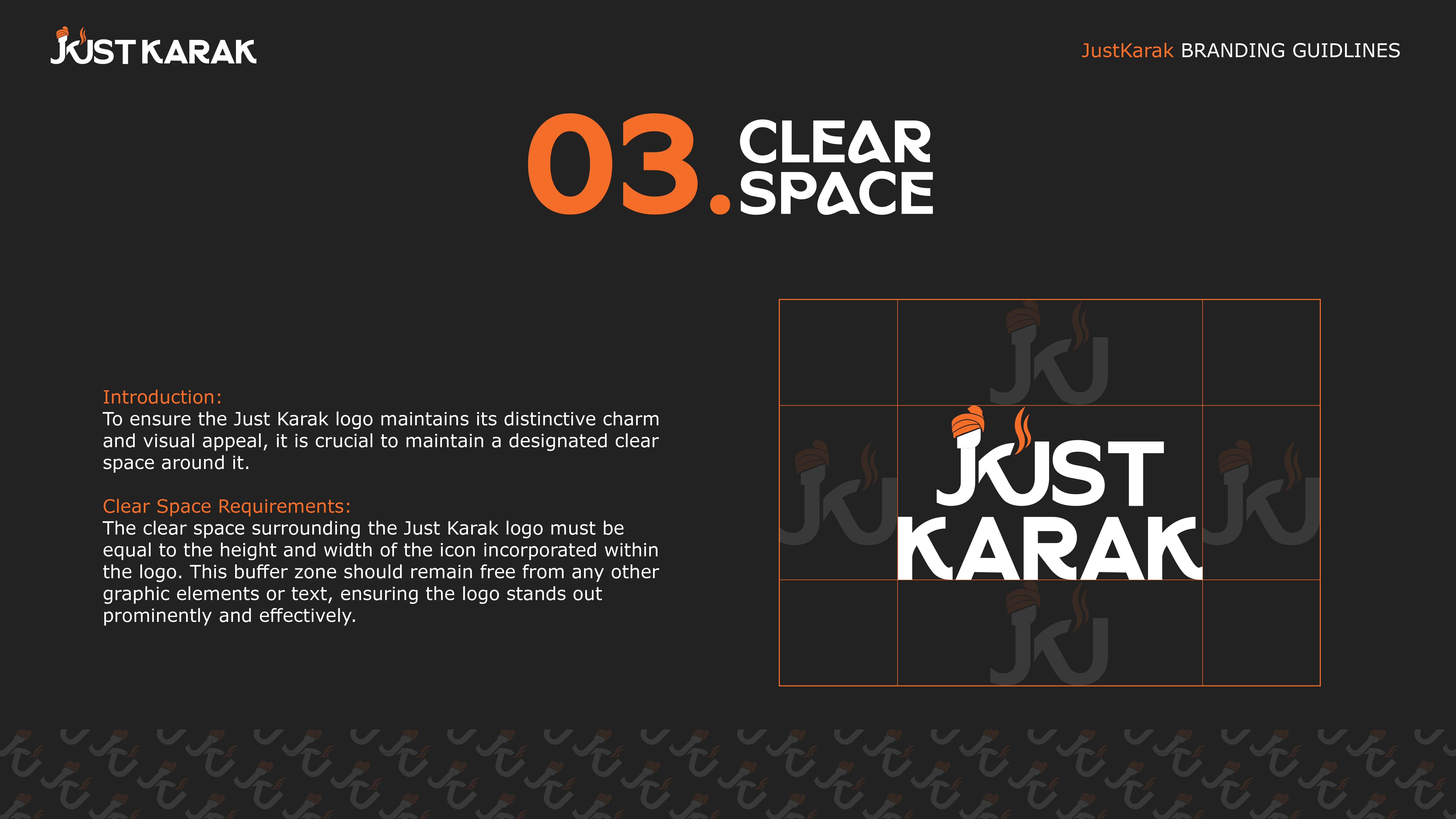 Just Karak Cafe Branding Identity
