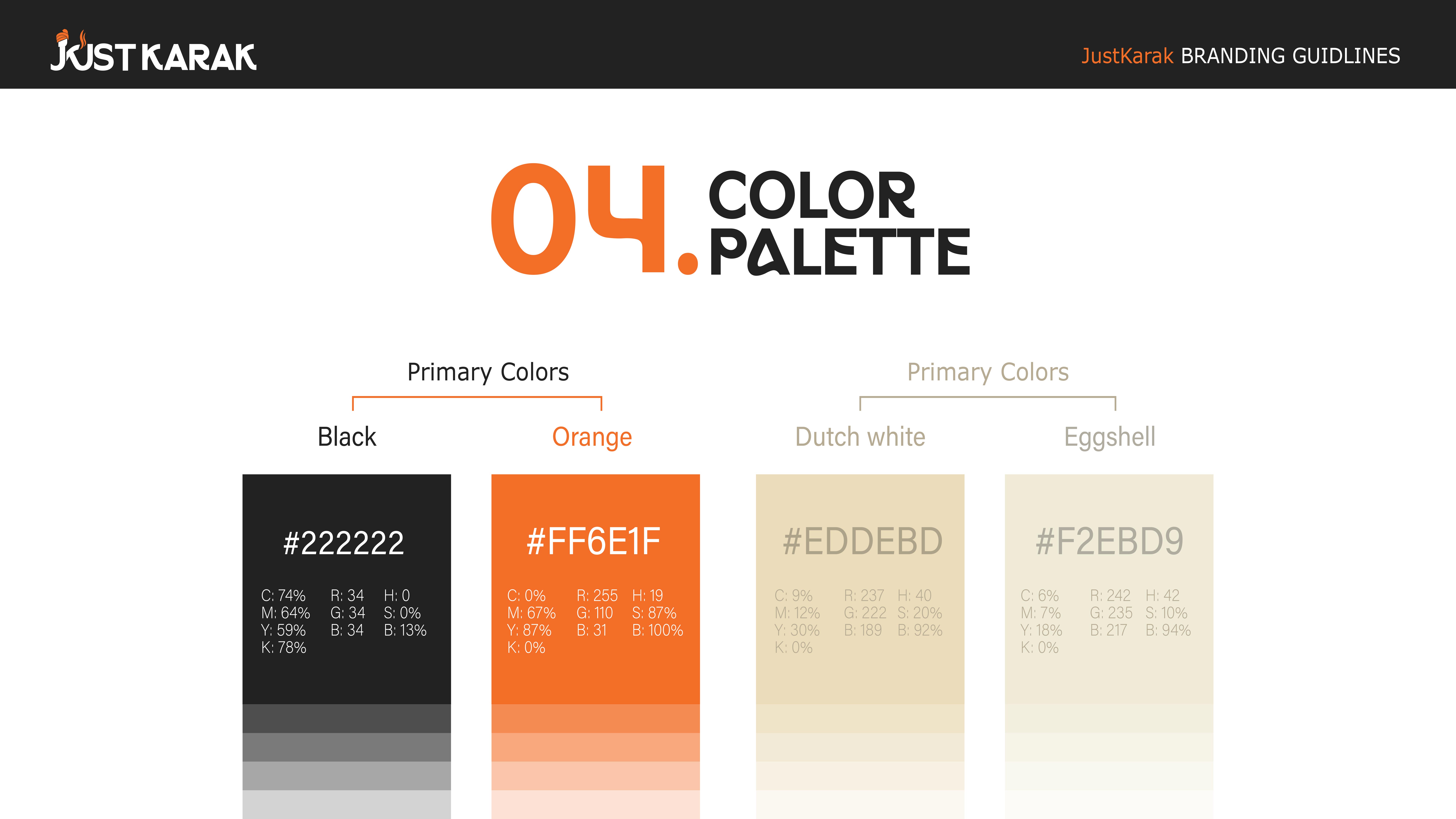 Just Karak Cafe Branding Identity