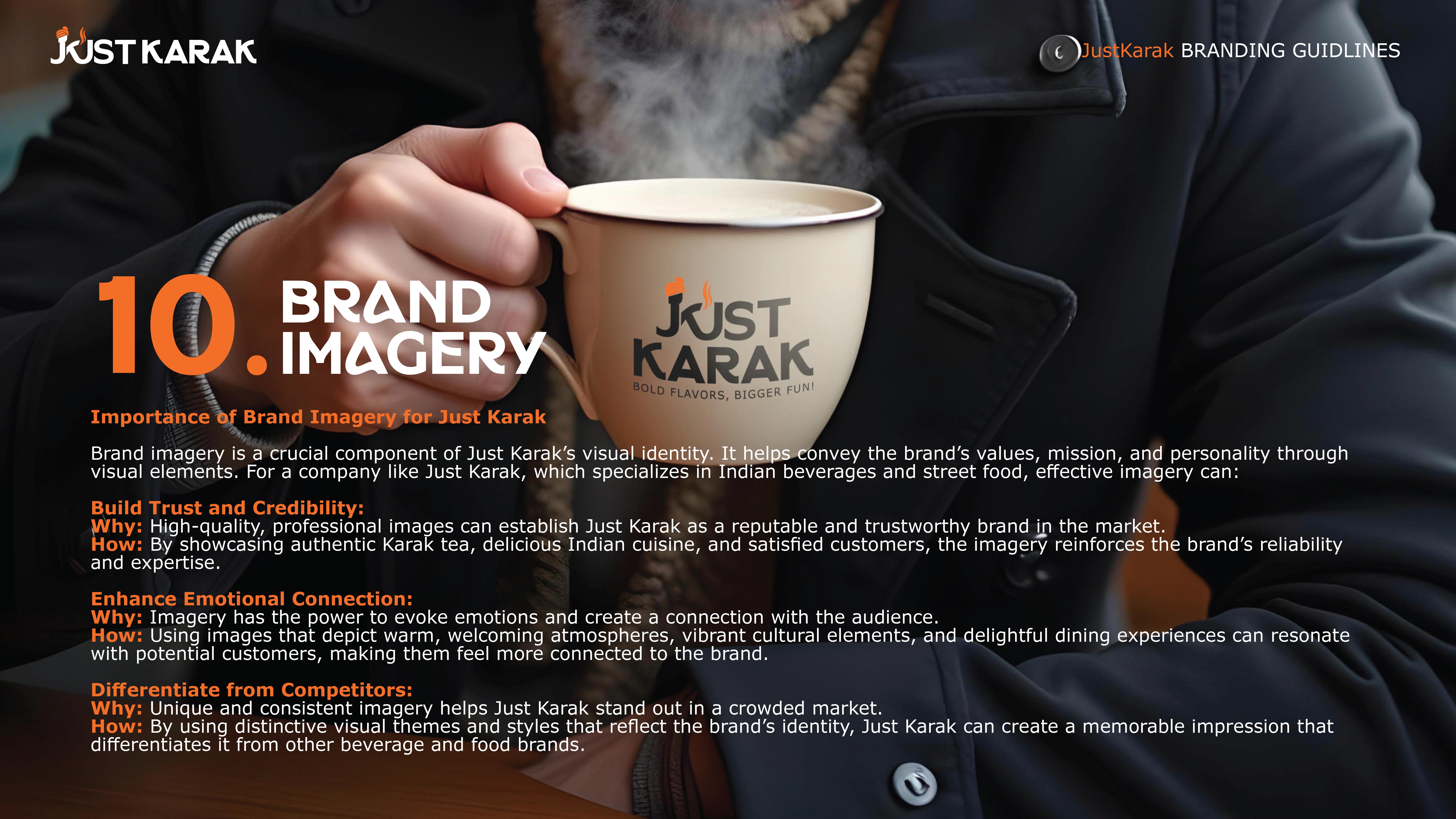 Just Karak Cafe Branding Identity