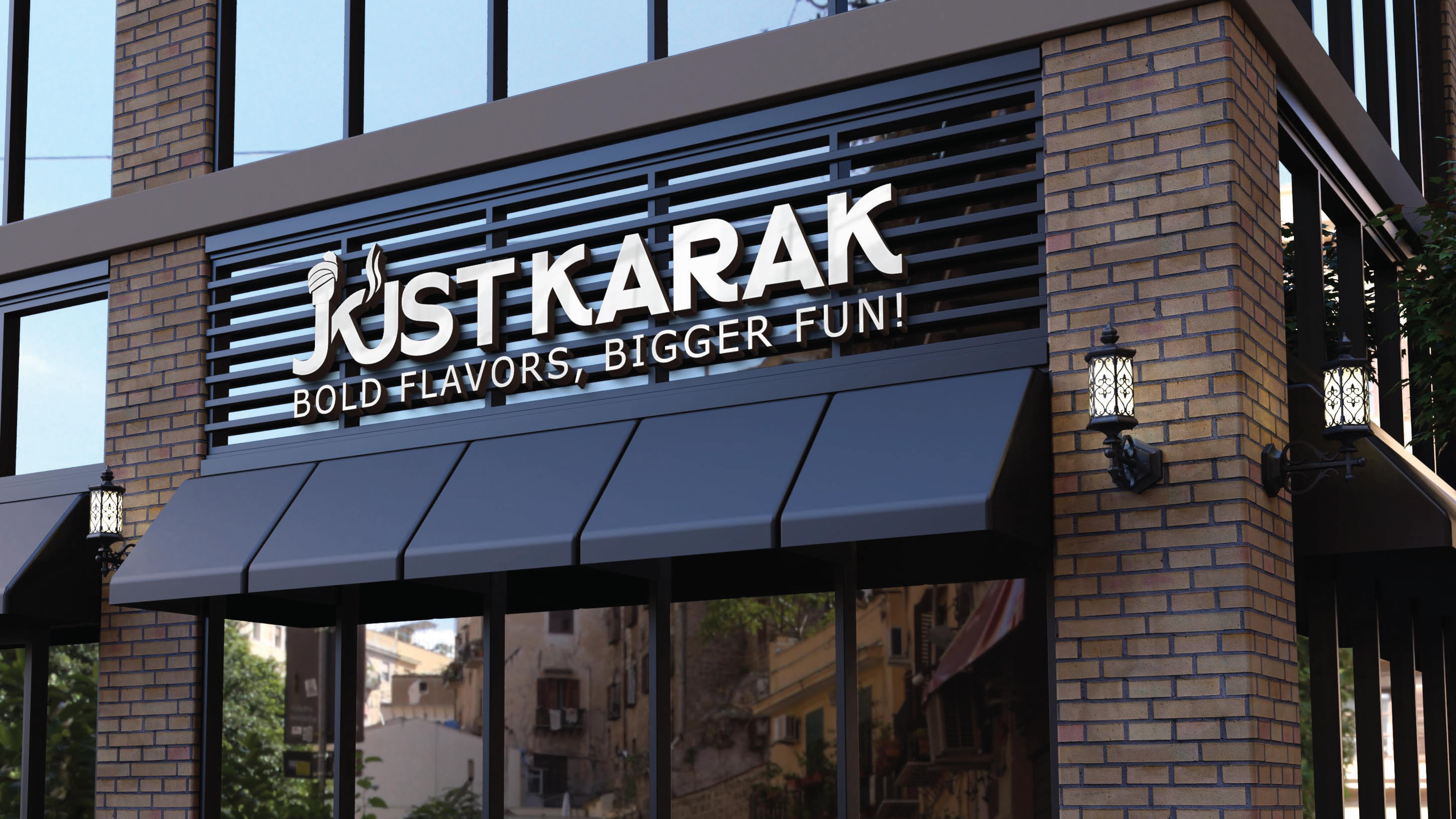 Just Karak Cafe Branding Identity