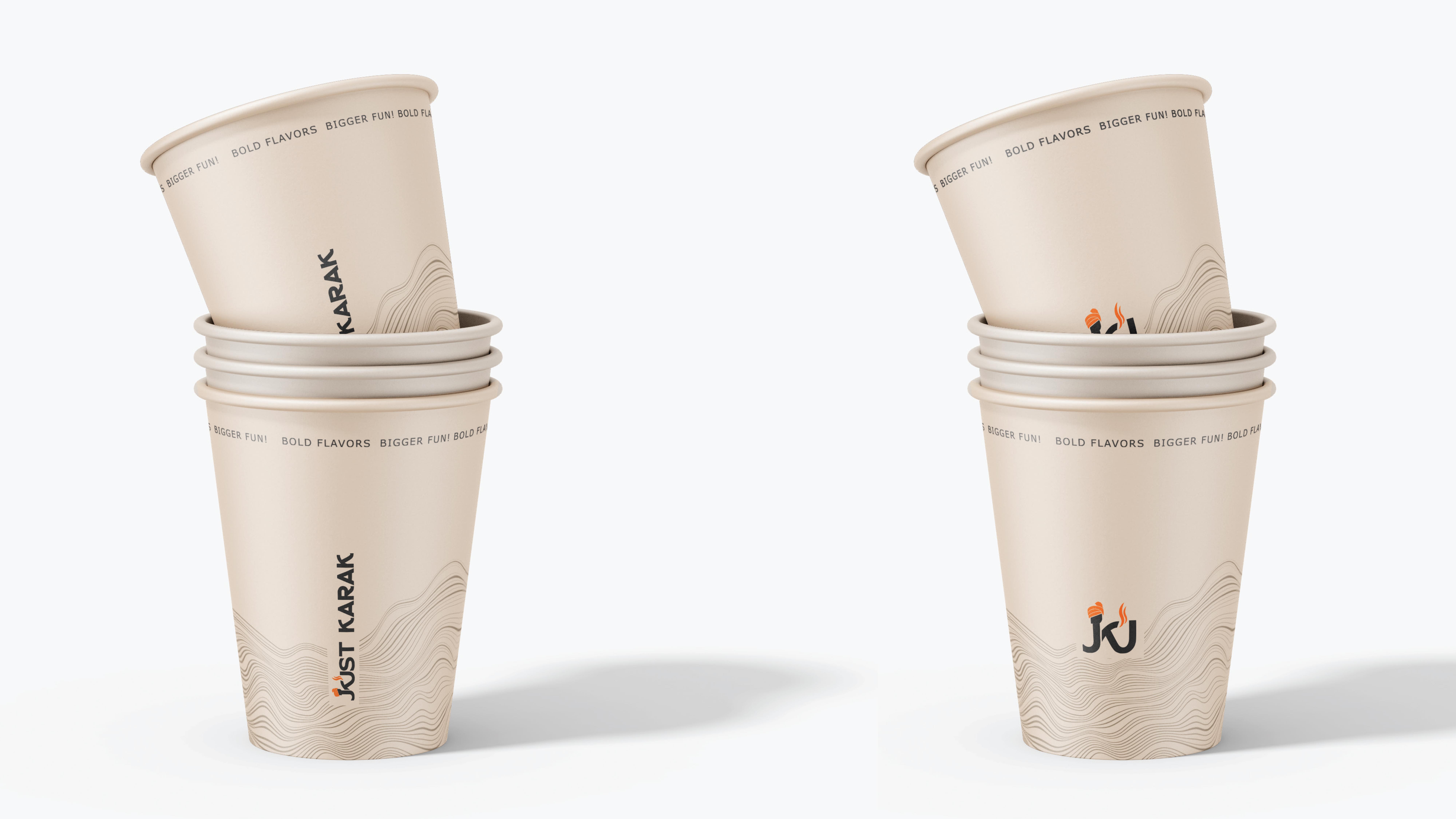 Just Karak Cafe Branding Identity