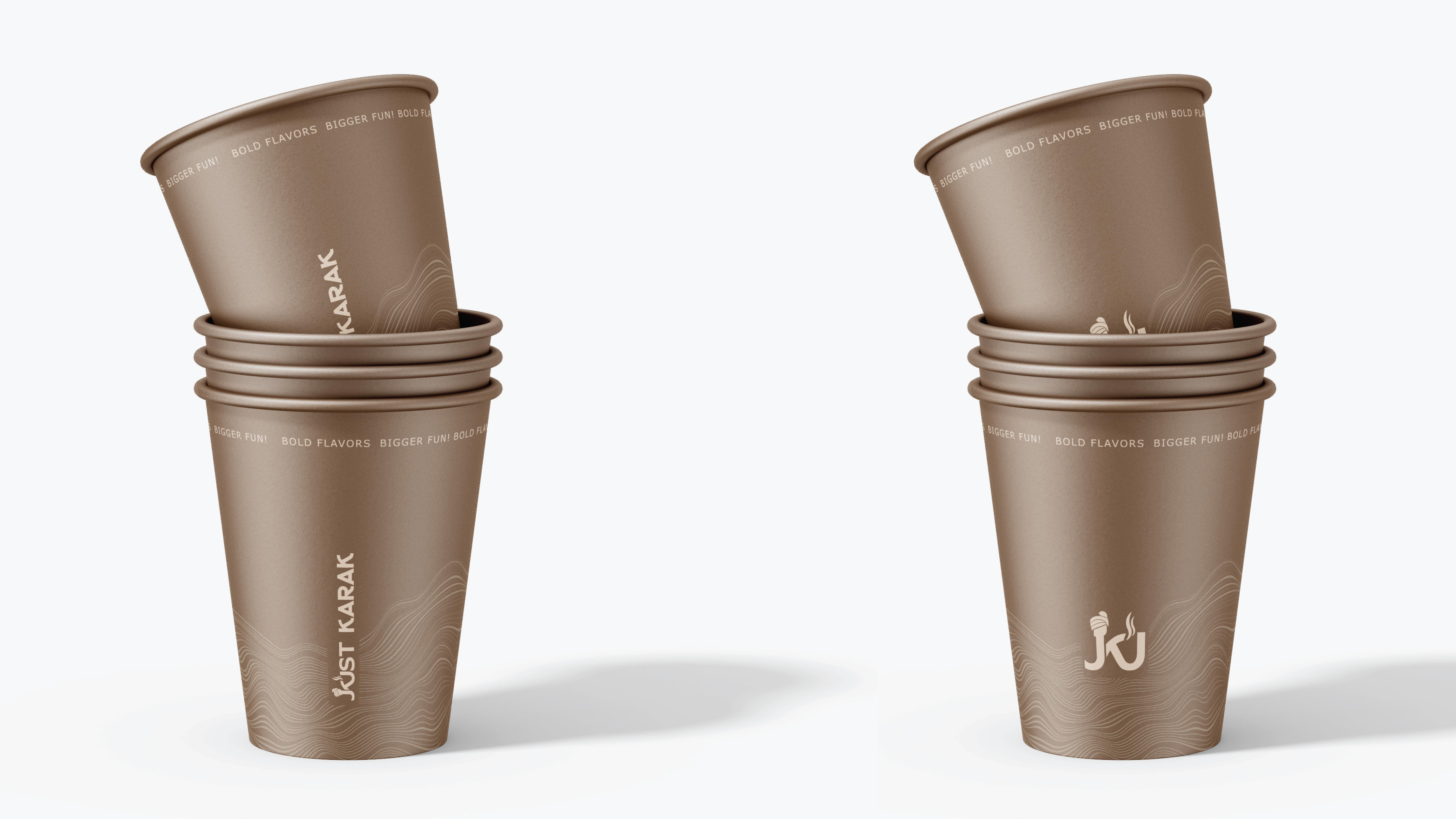 Just Karak Cafe Branding Identity