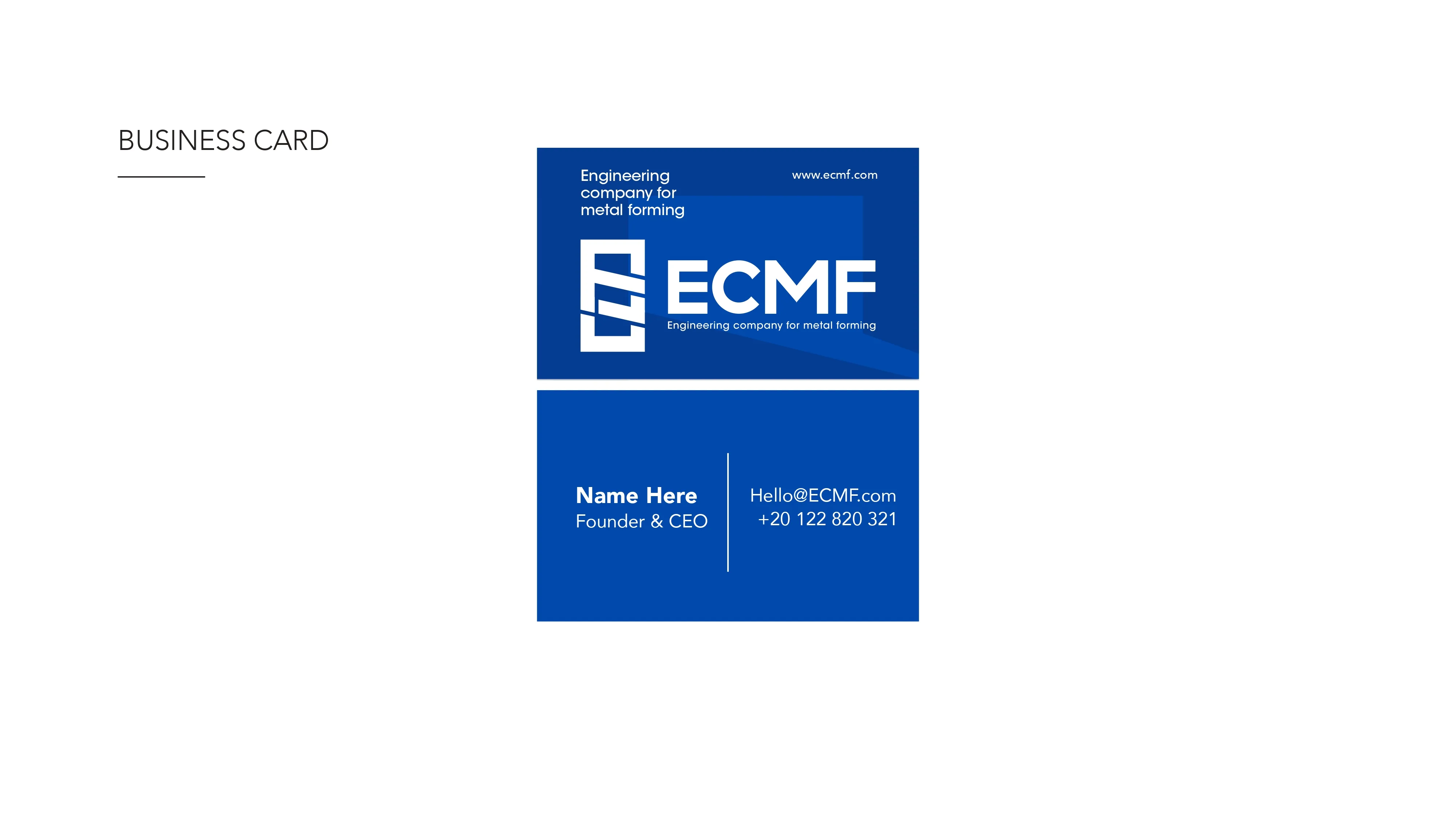 ECMF Branding Project - Branding Agency