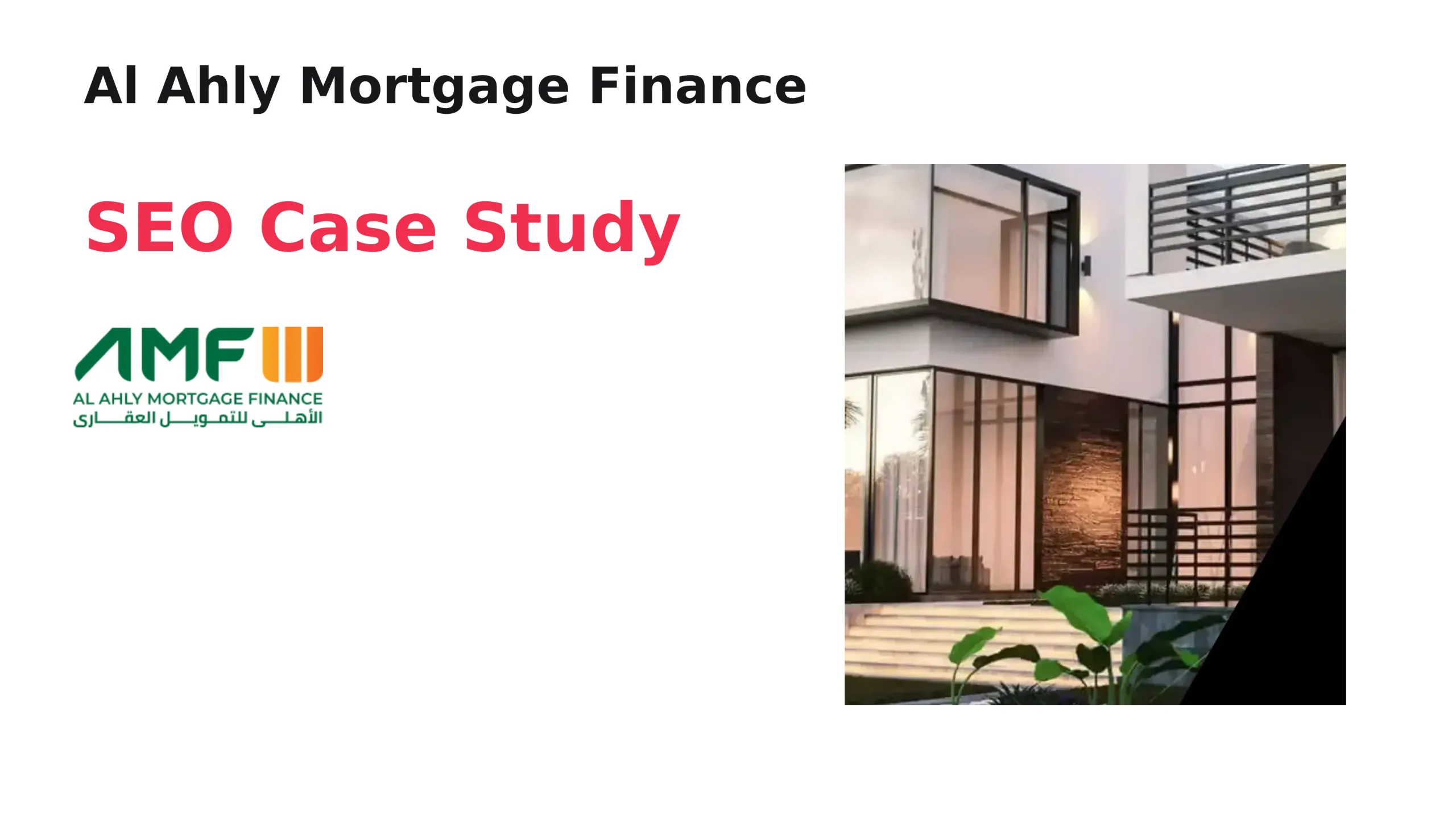 Al Ahly Mortgage Finance (AMF)
