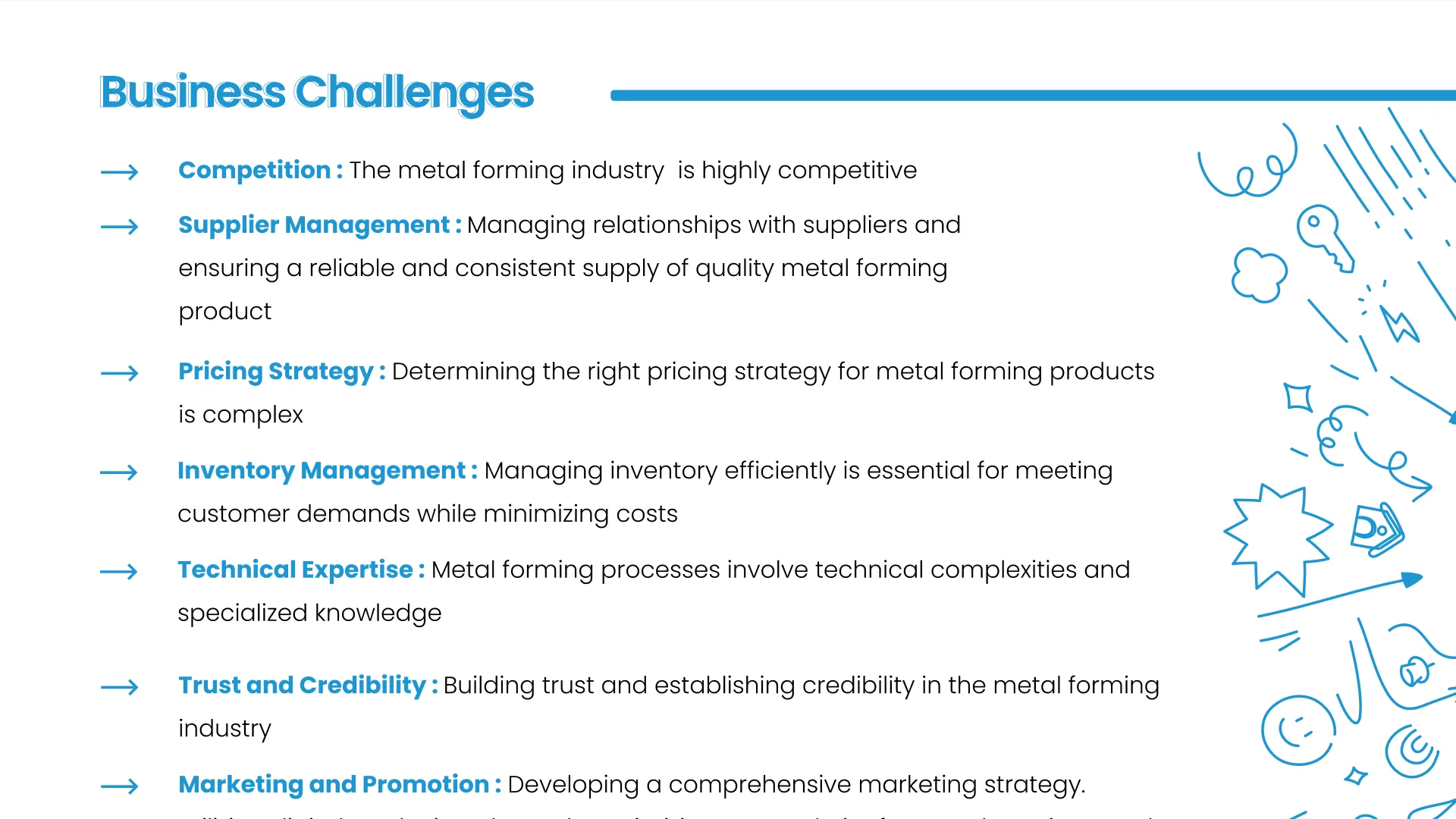 Engineering for metal forming