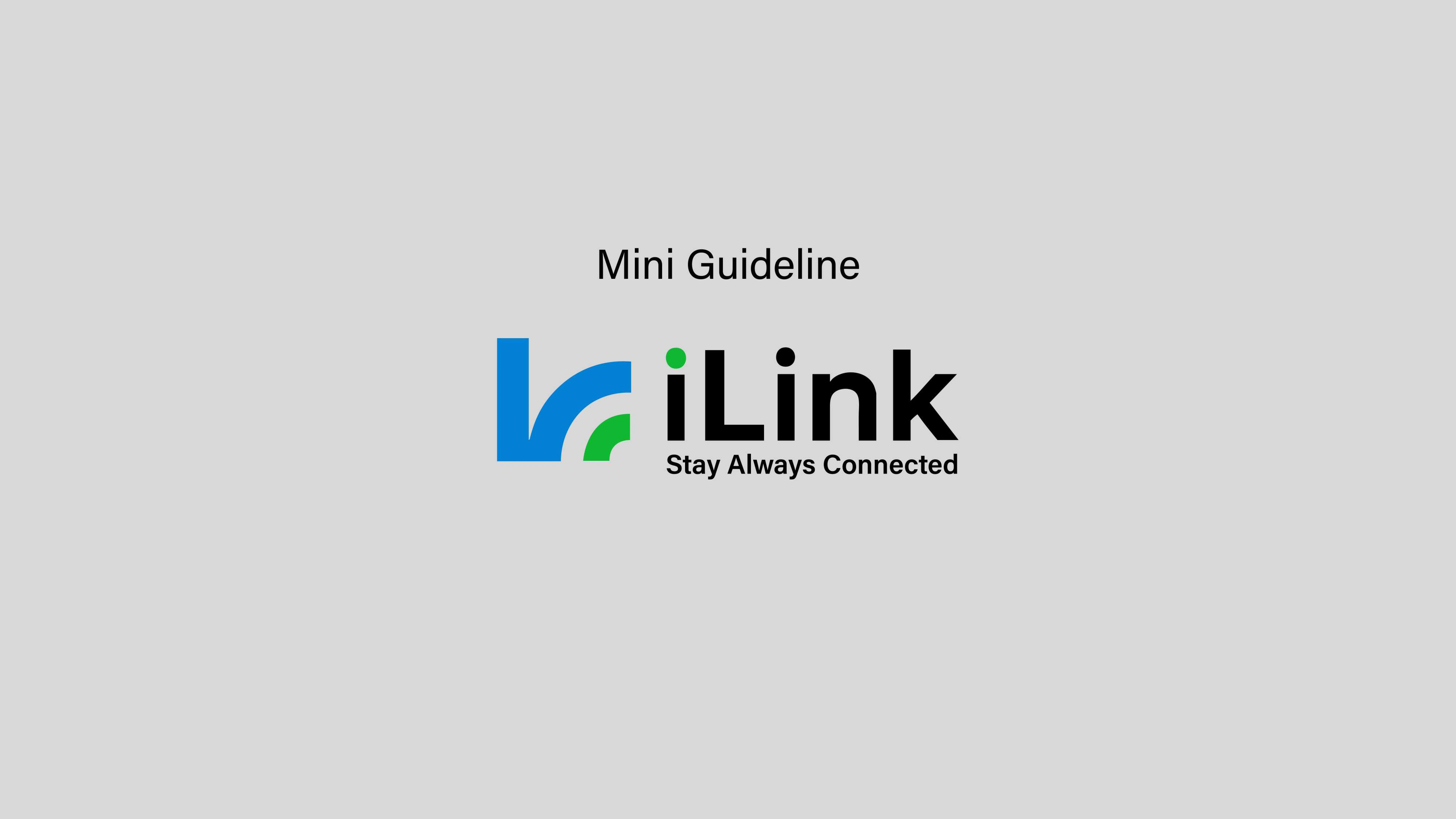 ilink Mini Brand Guidelines