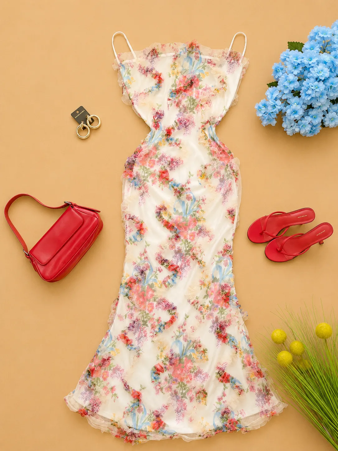Robe Longue Fleurie