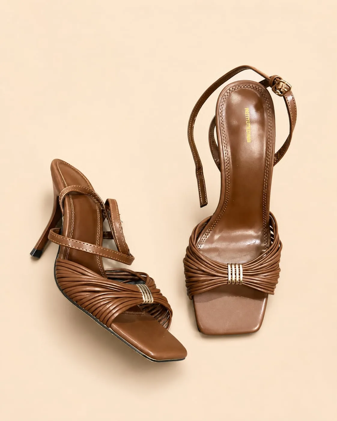 Sandales à Talons Marron Élégantes