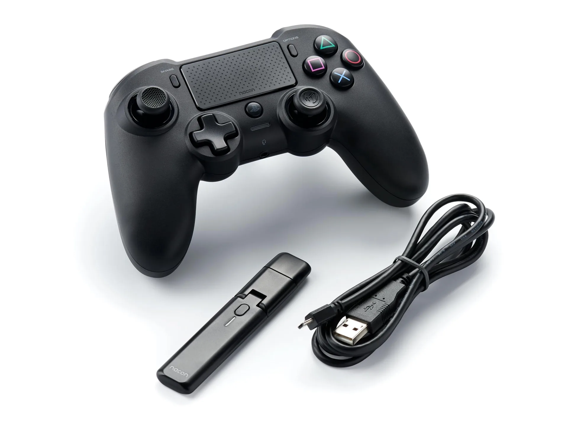 وحدة تحكم لاسلكية ناكون اسود PS4