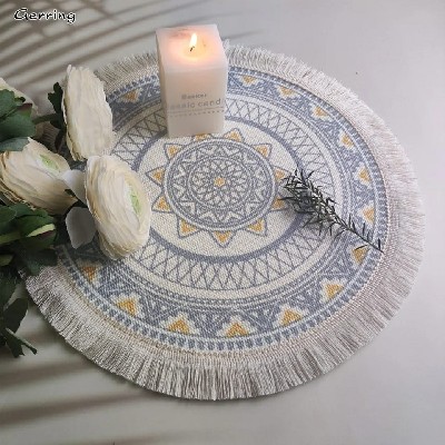  BOHEMIAN ROUND DATURA Placemats