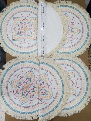  BOHEMIAN Round Datura Placemats
