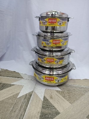 Avias crown stainless steel hot pot set
