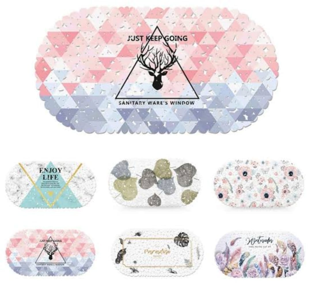 PVC Bath Mat Non-Slip Pebble Bathtub Mat