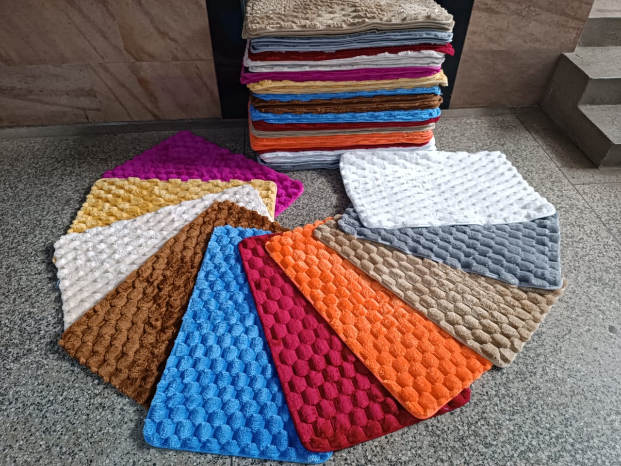Anti Slip woolen doormats