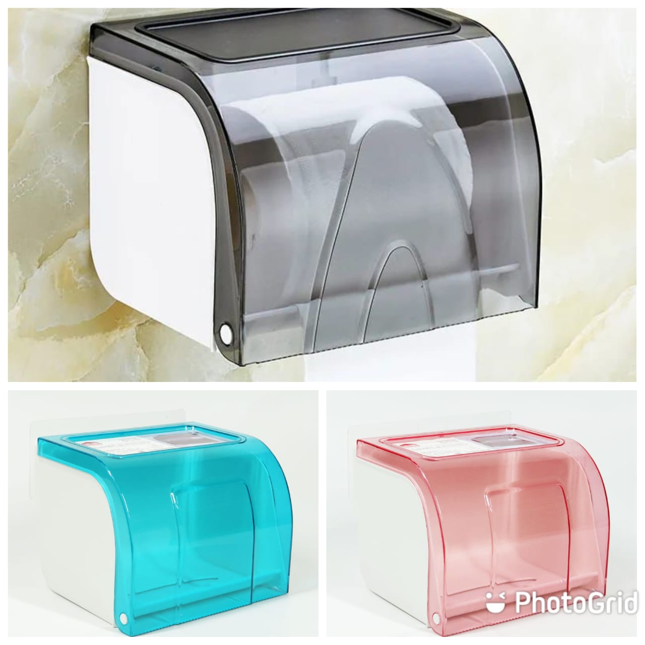Wall Mounted Tissue Box/ Transparent Tissue Holder 
