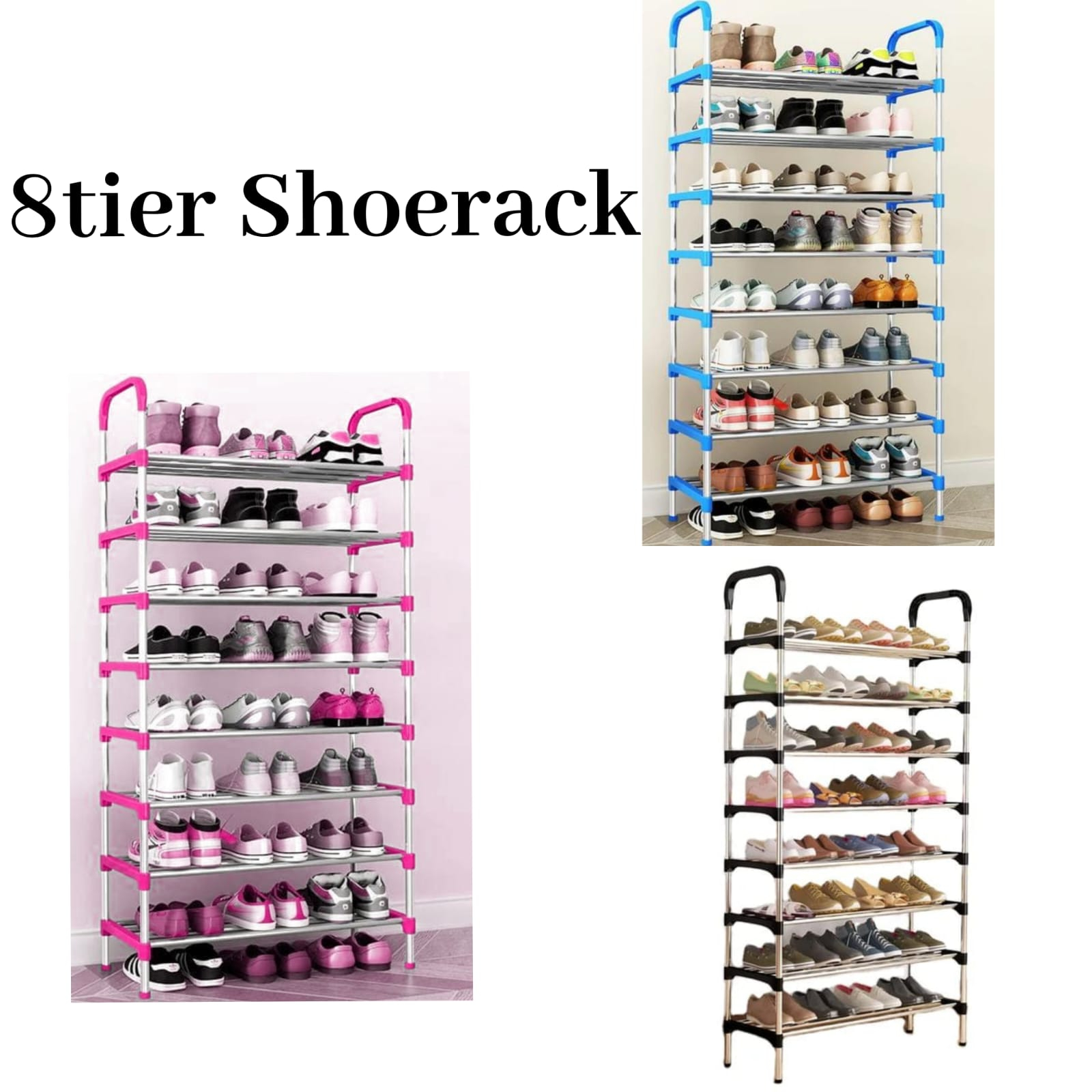 8 tier Multifunctional Shoe rack