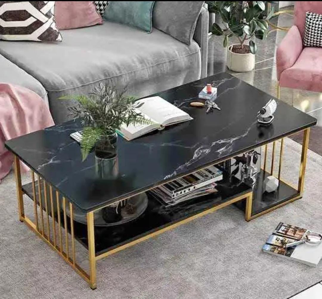 MDF Coffee Table with Marble Effect