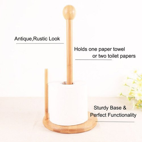 Bamboo Wood Tissue Holder