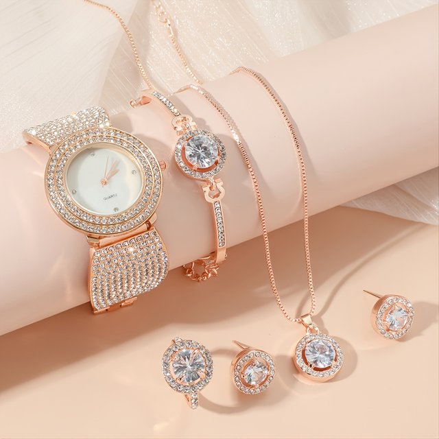 Elegant 6 in 1 Diamond Ladies Gift Set