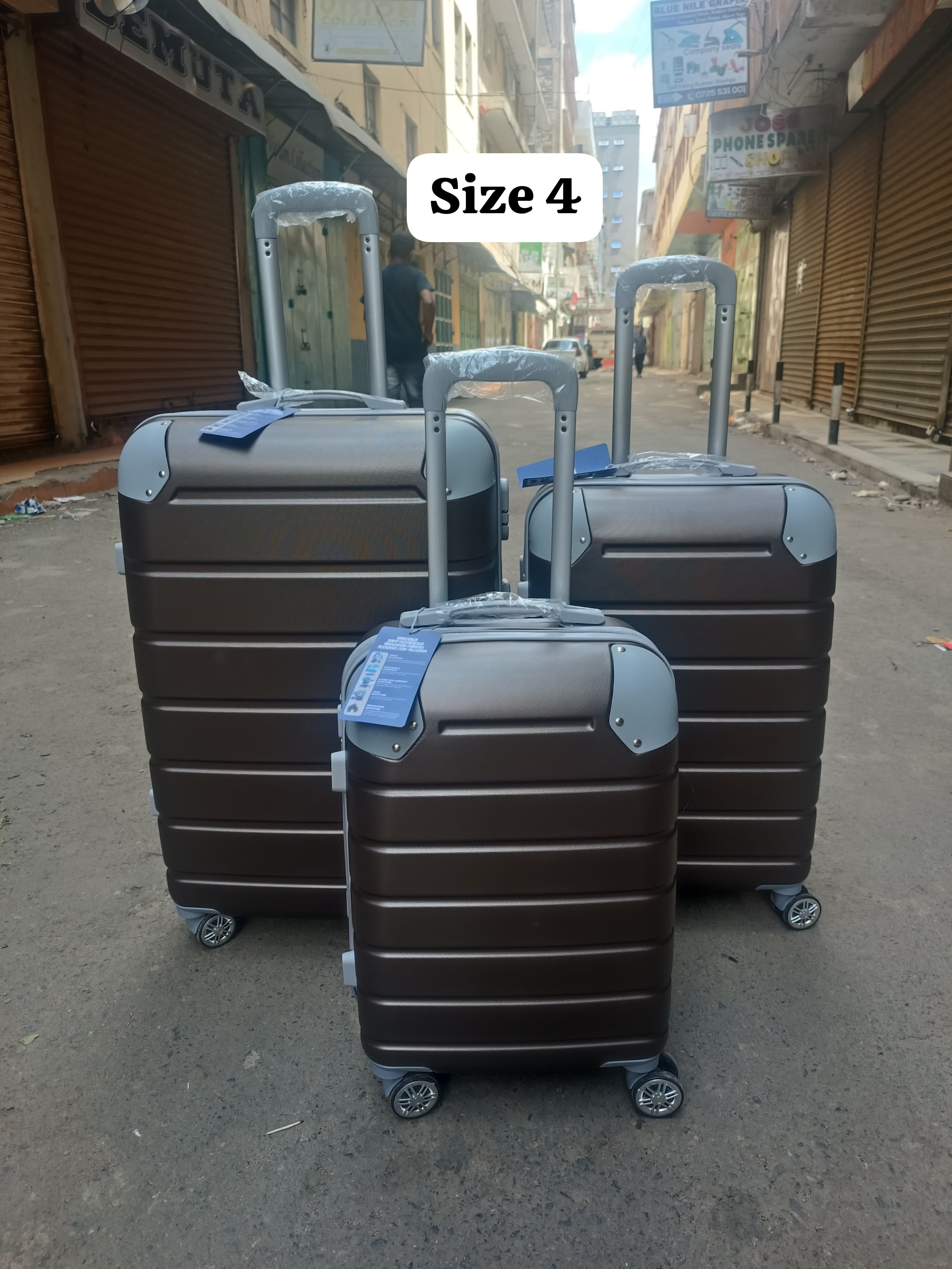 3 in 1 Luxurious Fibre Suitcase